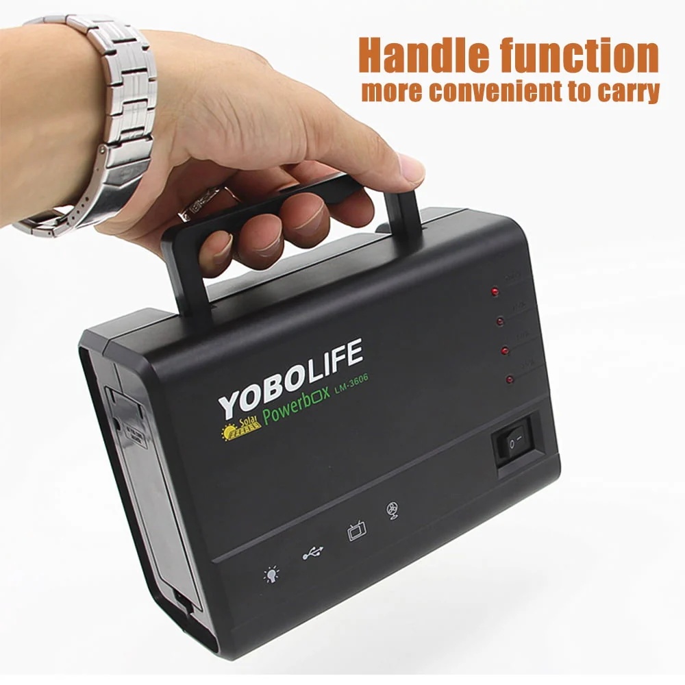 Generator, DFITO Portable Power Station Solar Generator with Solar Panels, Supply Energy Storage Kit USB Port Kit, Portable Power Bank for Camping Outdoor Family Rv Emergency - Image 4