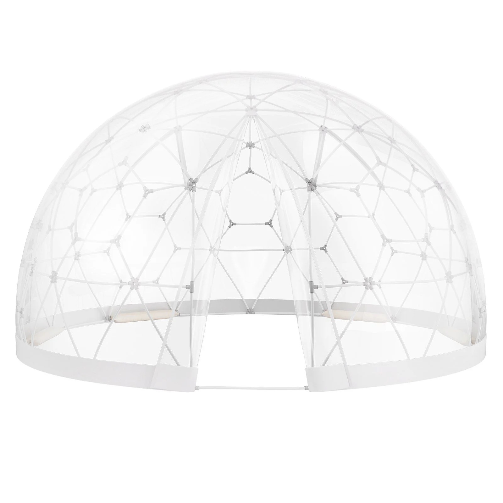 9.5FT Outdoor Bubble Tent – Transparent Dome Camping Shelter with Zip Door & Windows – Waterproof Pop-Up Tent for Stargazing, Backyard, Patio & Glamping – Portable Instant Setup - Image 8