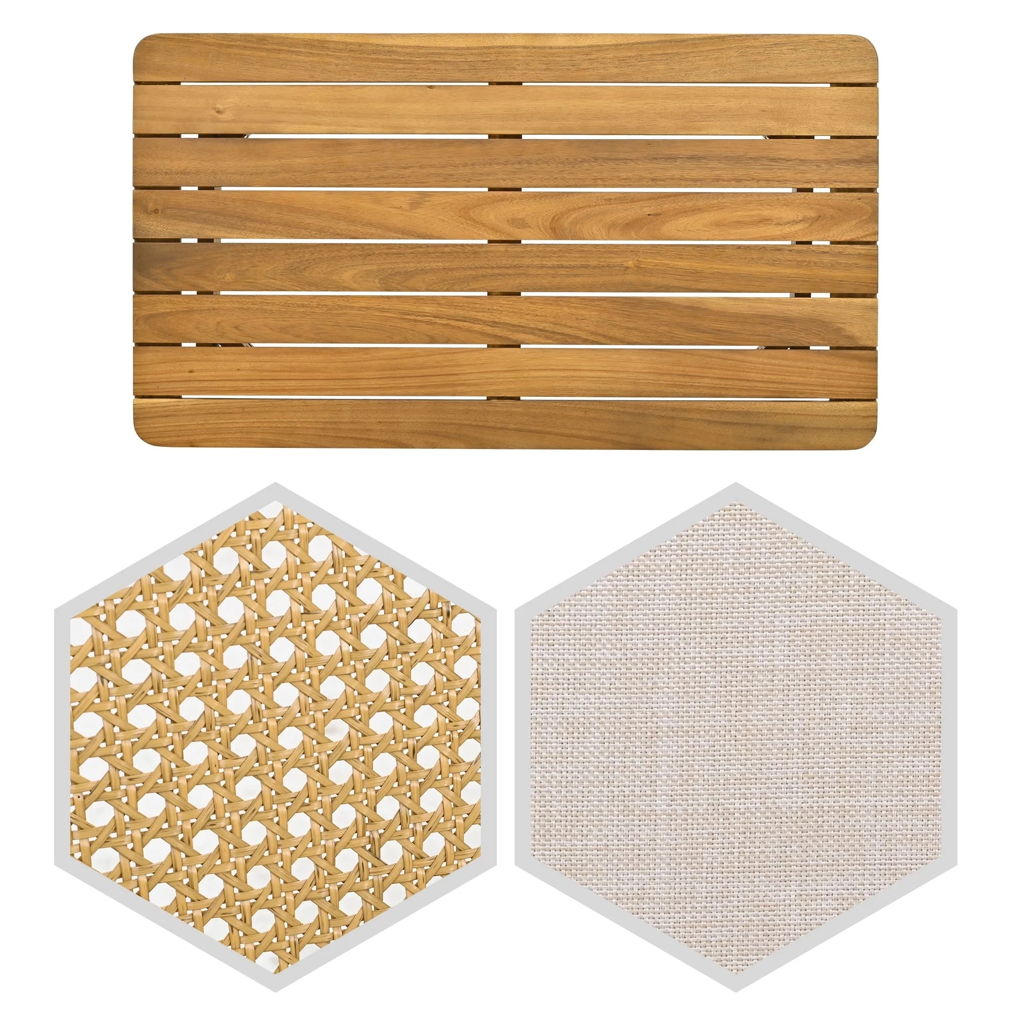 4 Piece Outdoor Patio Furniture Sets All Weather Outdoor Sofa PE Garden Furniture Wicker Rattan Patio Conversation Set with Glass Table & Beige Cushions - Image 12