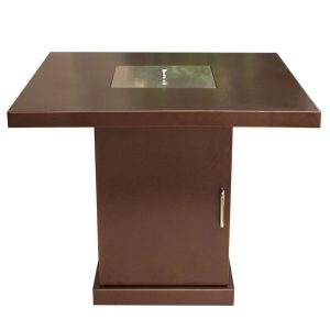 AZ Patio Heaters Outdoor Conventional Propane Fire Pit in Hammered Bronze