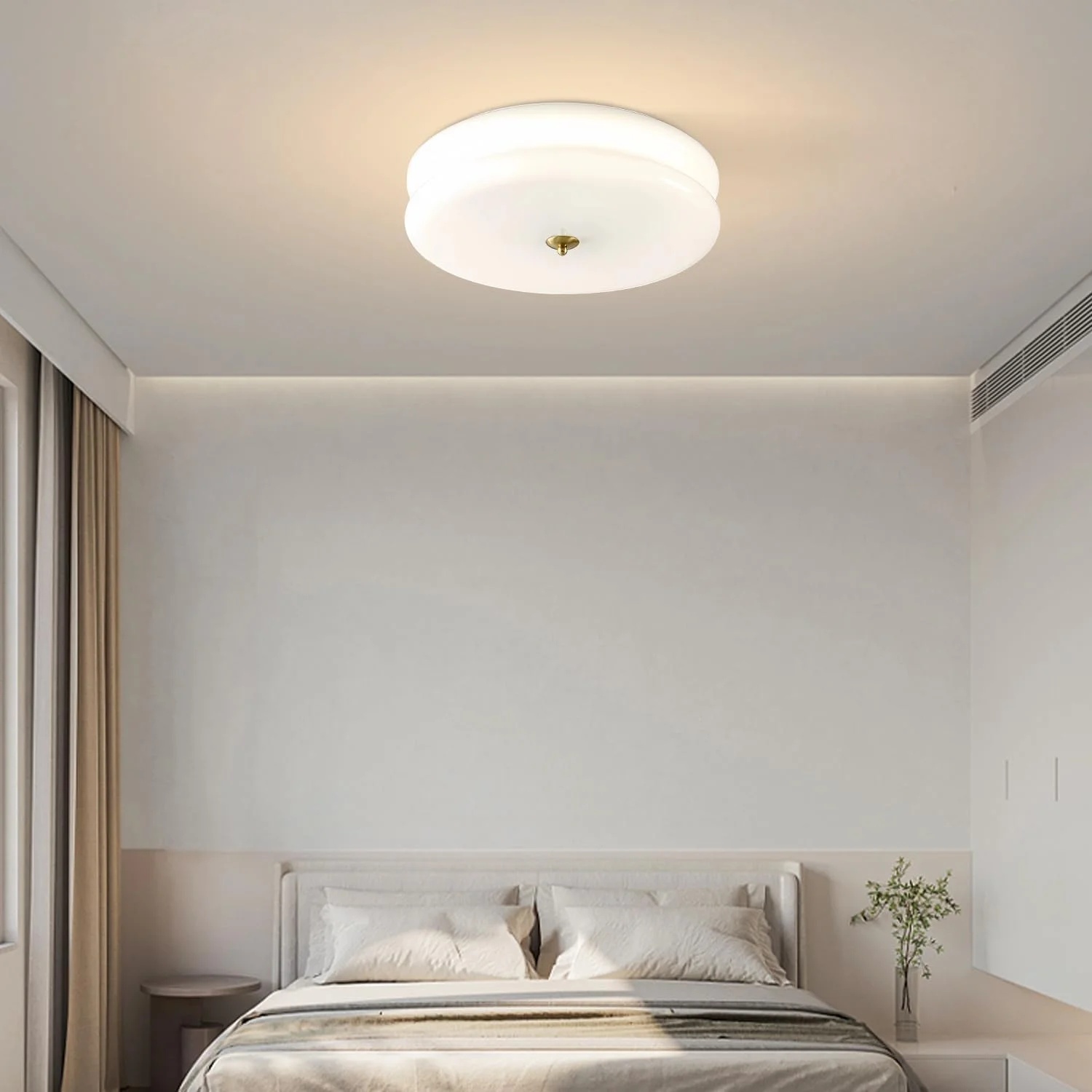 KCO Lighting Mid Century Modern LED Ceiling Lights Mint Green Glass Ceiling Lamp Large Hallway Ceiling Light - Image 18