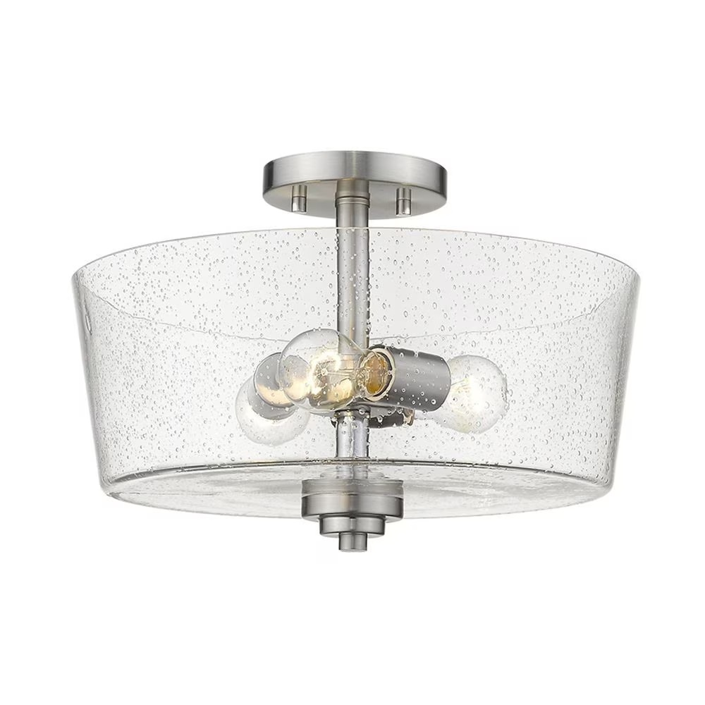 Acclaim Lighting IN61104BK Rowe 3-Light Matte Black Semi-Flush Mount - Image 4