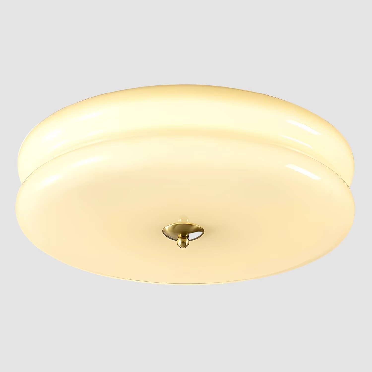 KCO Lighting Mid Century Modern LED Ceiling Lights Mint Green Glass Ceiling Lamp Large Hallway Ceiling Light - Image 5