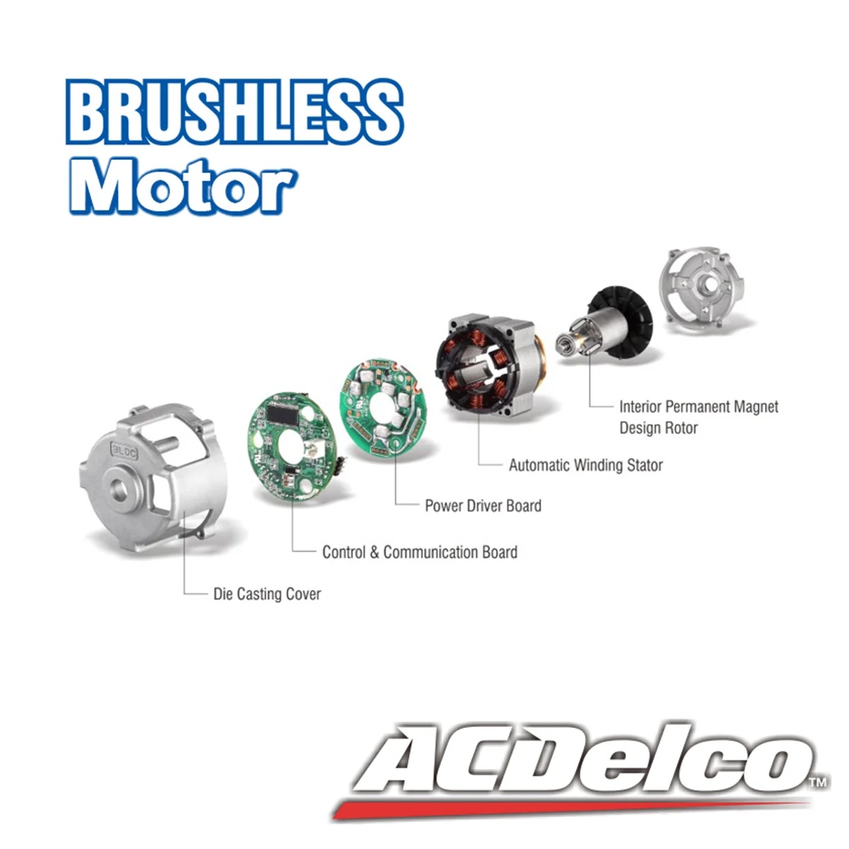 ACDelco ACDelco ARW12103-K2 G12 Series 12V Li-ion Cordless 3/8" Brushless Rachet Wrench & ?"? Impact Driver Combo Tool Kit with 2 Batteries - Image 2