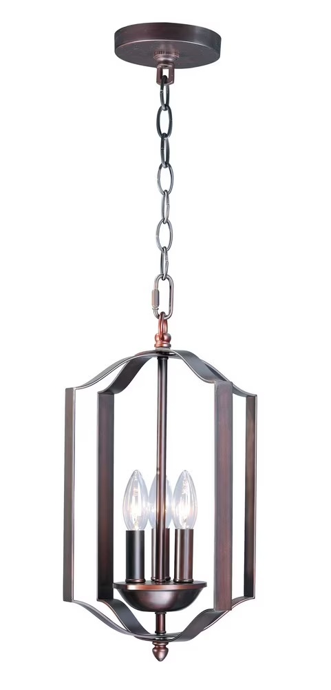 10035SN-Maxim Lighting-Provident-Three Light Pendant-10 Inches wide by 16 inches high-Satin Nickel Finish -Traditional Installation - Image 3