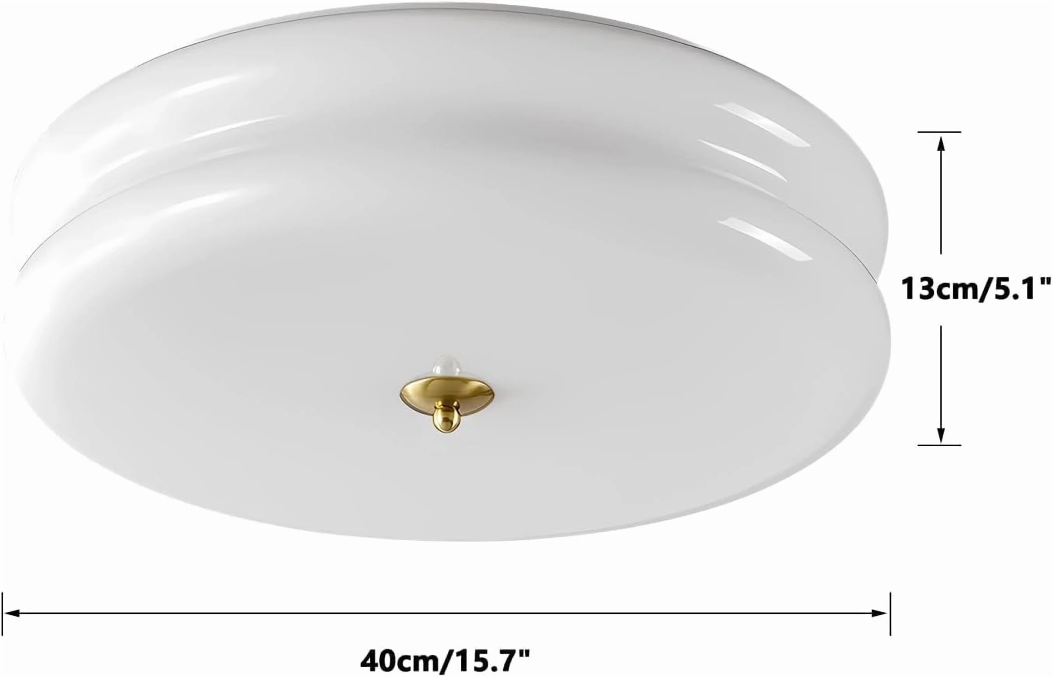 KCO Lighting Mid Century Modern LED Ceiling Lights Mint Green Glass Ceiling Lamp Large Hallway Ceiling Light - Image 15
