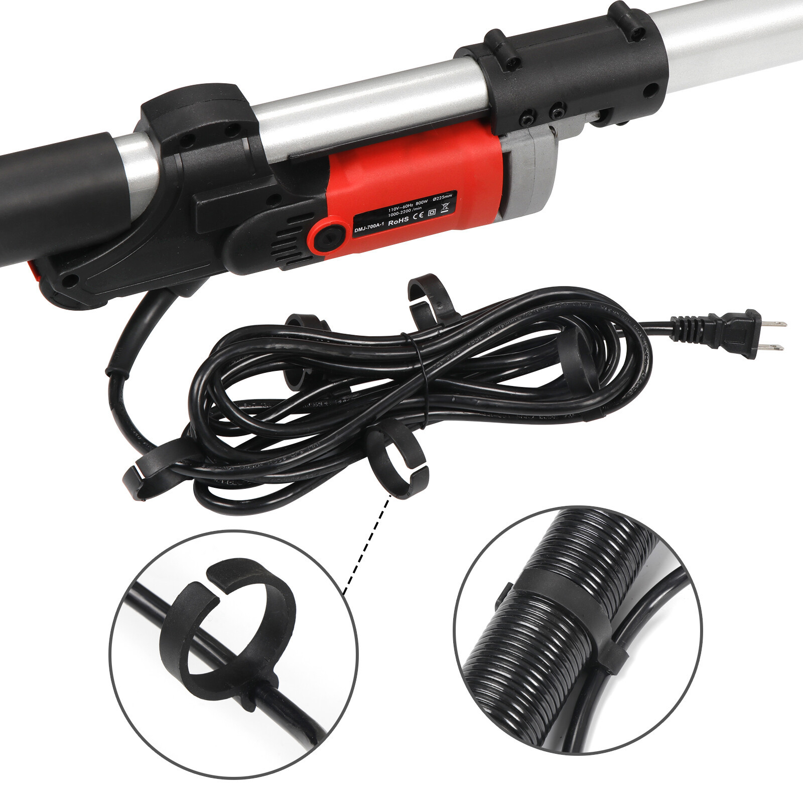 ZenStyle Commercial Electric Drywall Sander 800W Adjustable Speed with Sanding Pads - Image 9