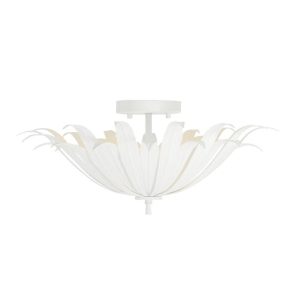 Capital Lighting - Eden - 3 Light Semi-Flush Mount In Bohemian Style-8.5 Inches