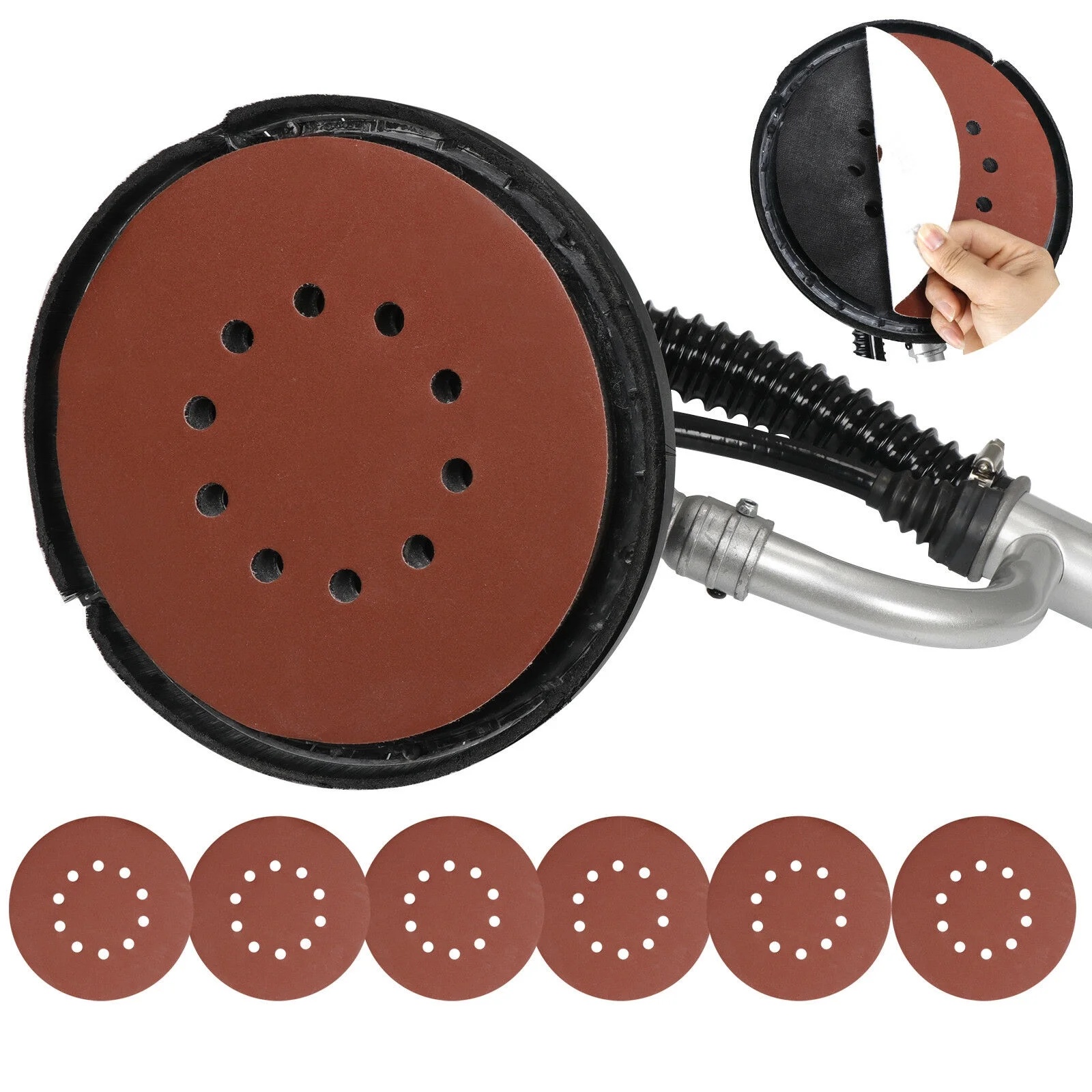 Drywall Sander 800W Commercial Electric Adjustable Variable Speed Sanding Pad - Image 9