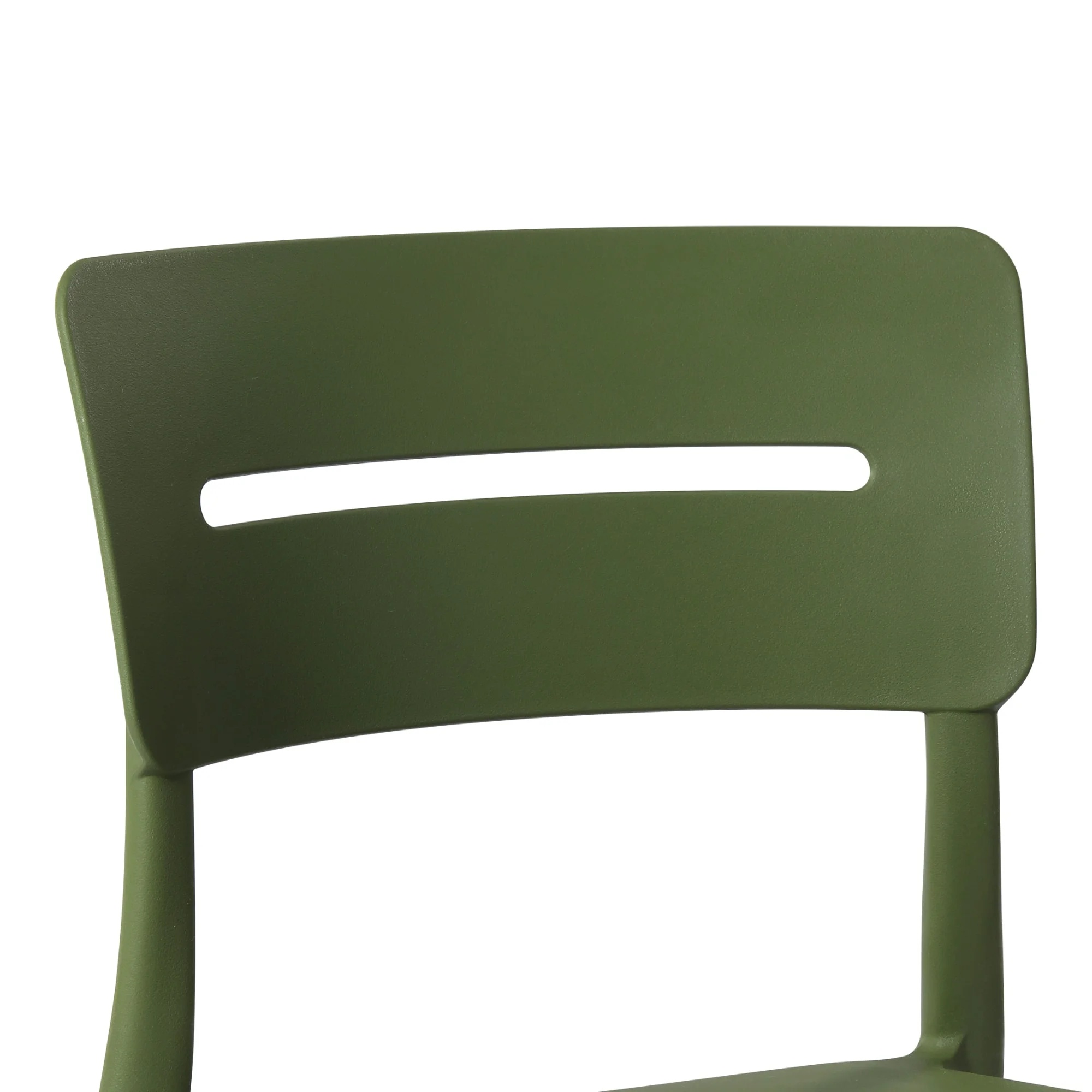 WestinTrends Playa 5-Piece Outdoor Metal Frame Dining Table Patio Set with Stackable Patio Dining Chairs, Olive Green - Image 15