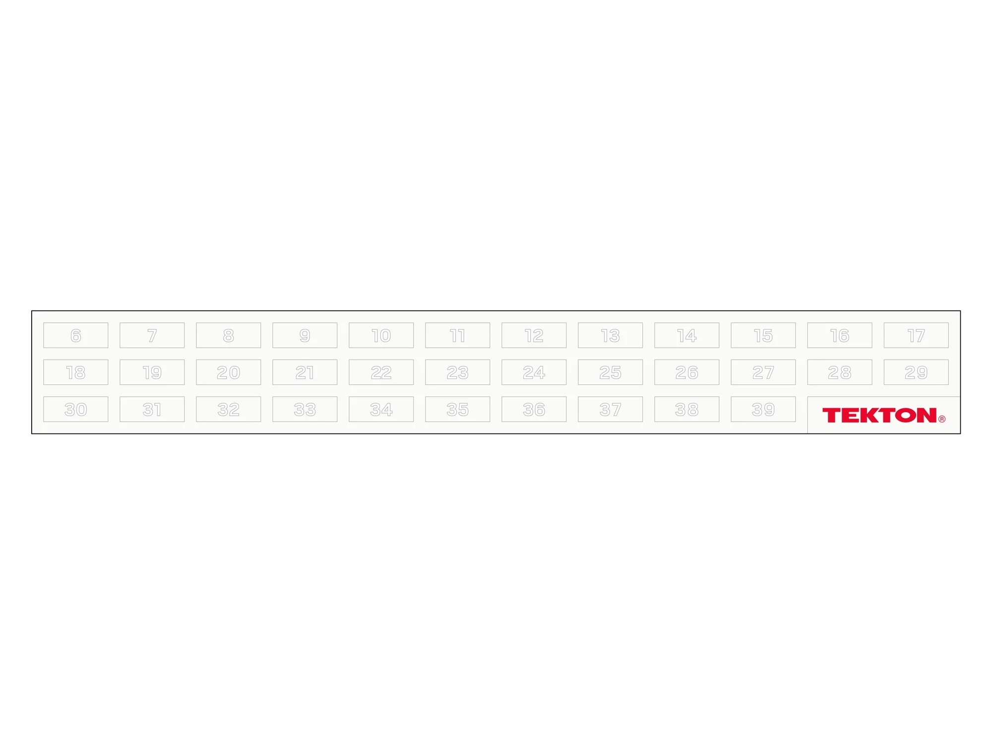TEKTON Combination Wrench Set with Modular Wrench Organizer, 27-Piece (6 - 32 mm) | WCB95203 - Image 2