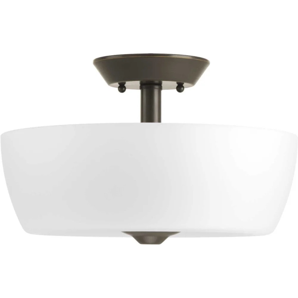 P350060-009-Progress Lighting-Leap - Close-to-Ceiling Light - 2 Light in Modern style - 14 Inches wide by 8.88 Inches high-Brushed Nickel Finish - Image 5