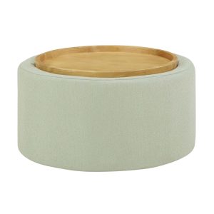 Beautiful Drew Stowaway Coffee Table with Storage by Drew Barrymore, Sage