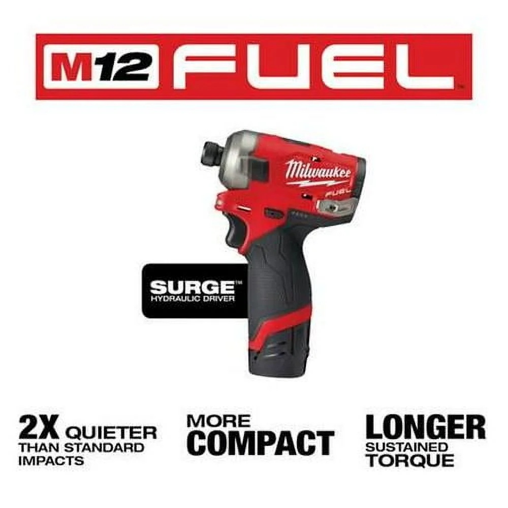 M12 FUEL SURGE 1/4 in. Hex Hydraulic Driver Kit - Image 3
