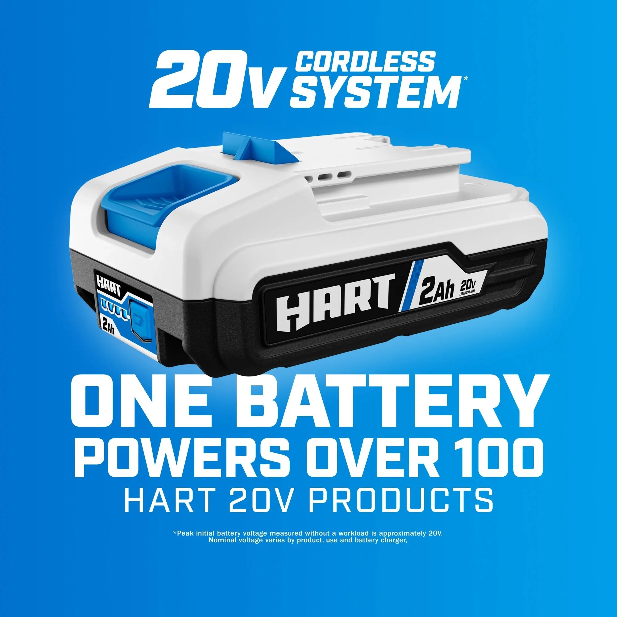 HART 20-Volt 2-inch 18-Gauge Battery-Powered Brad Nailer Kit, (1) 1.5Ah Lithium-Ion Battery - Image 15