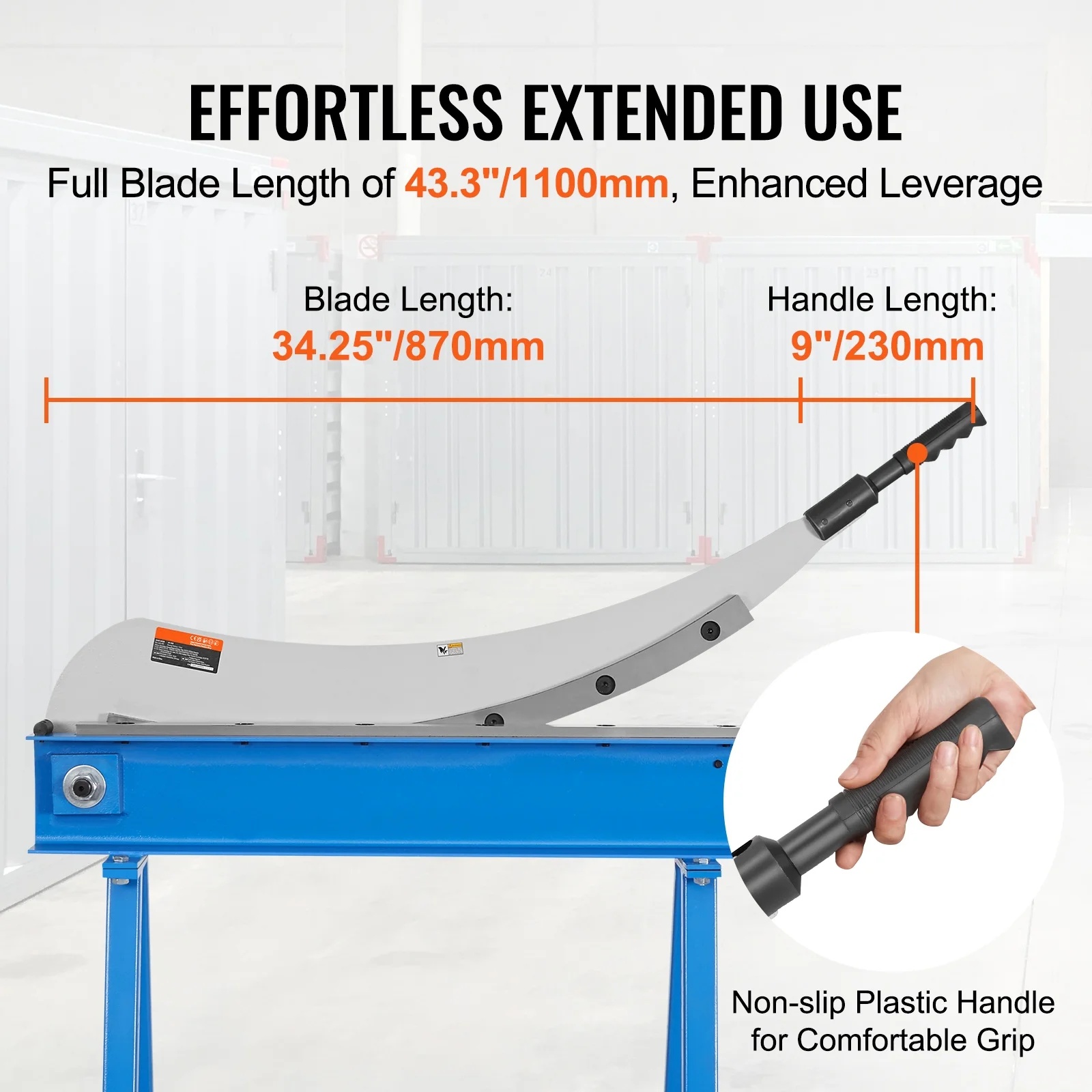 BENTISM 32" Manual Hand Plate Shear Machine Benchtop Cutter Metal Sheet Processing - Image 5