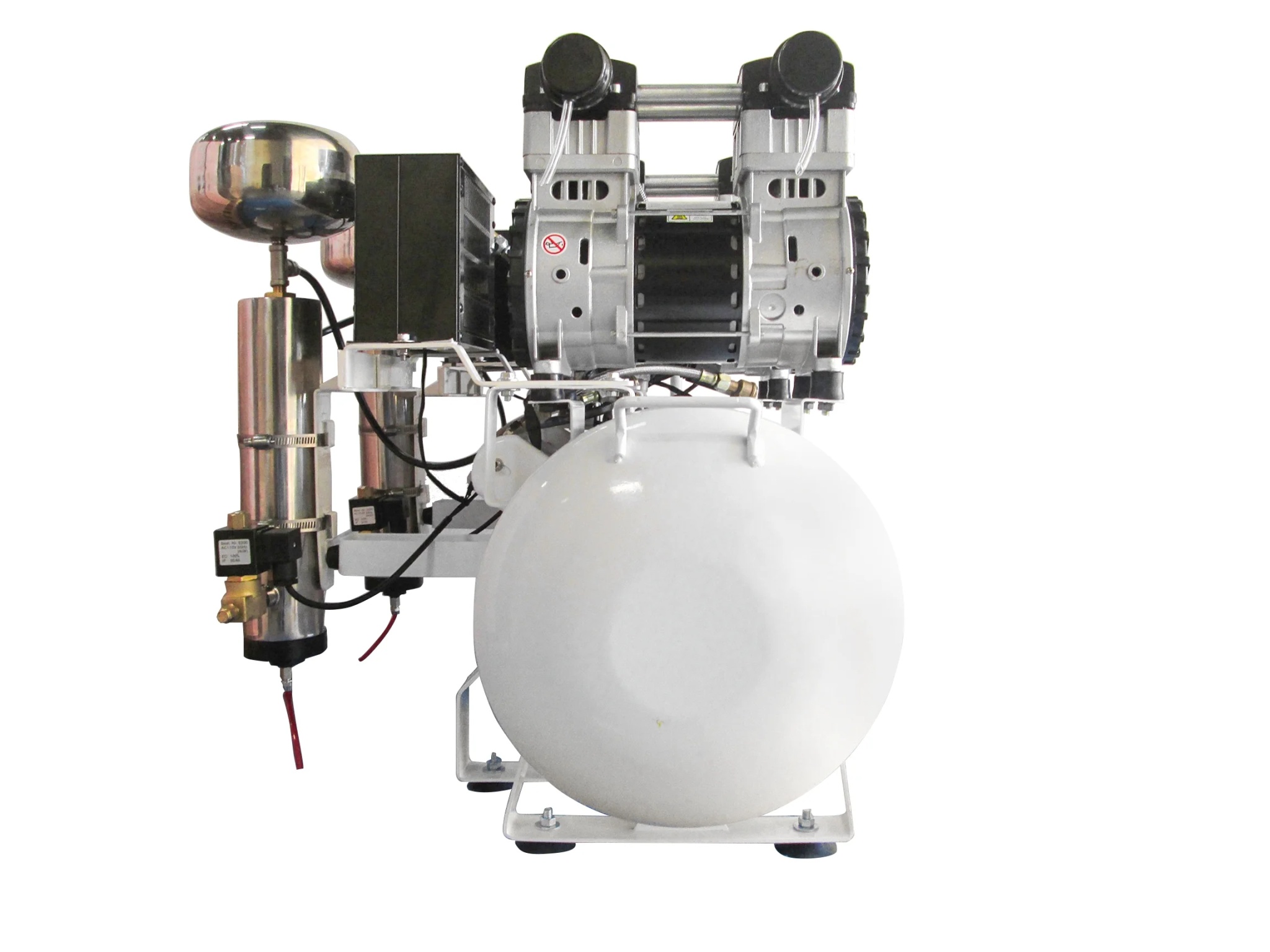 California Air Tools 20040DC Ultra Quiet & Oil-Free 4.0 Hp, 20.0 Gal. Steel Tank Air Compressor with Air Drying System (220V 60HZ) - Image 3