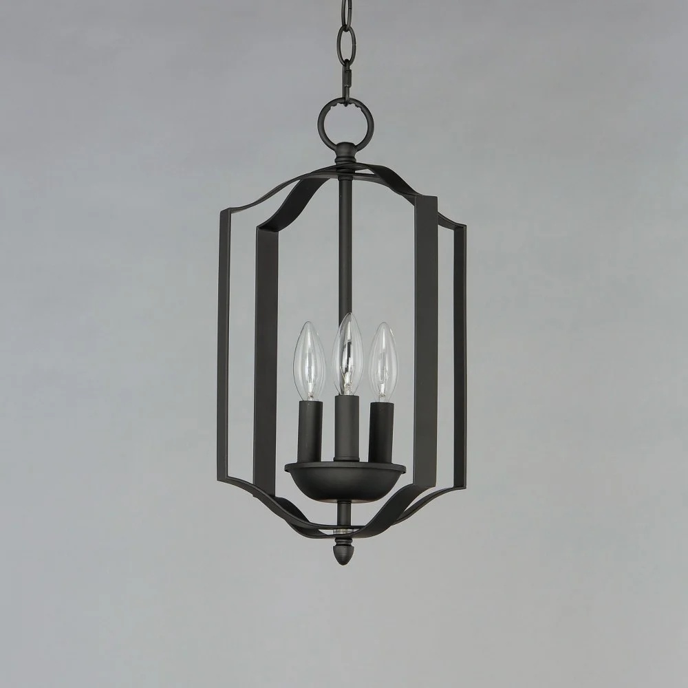 10035SN-Maxim Lighting-Provident-Three Light Pendant-10 Inches wide by 16 inches high-Satin Nickel Finish -Traditional Installation - Image 6