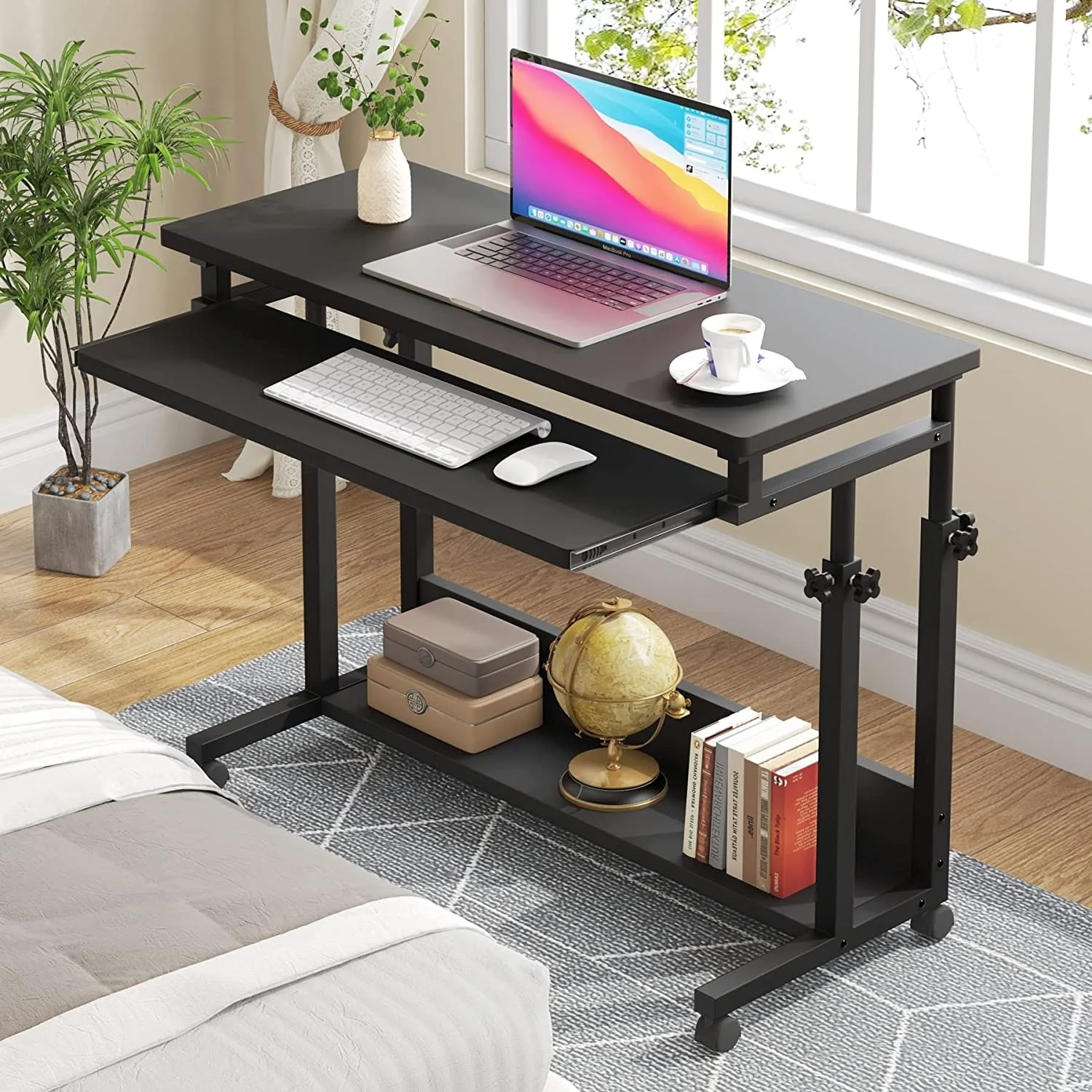 Height Adjustable Laptop Desk, Portable Sofa and Bed Table for Work and Study - Image 22