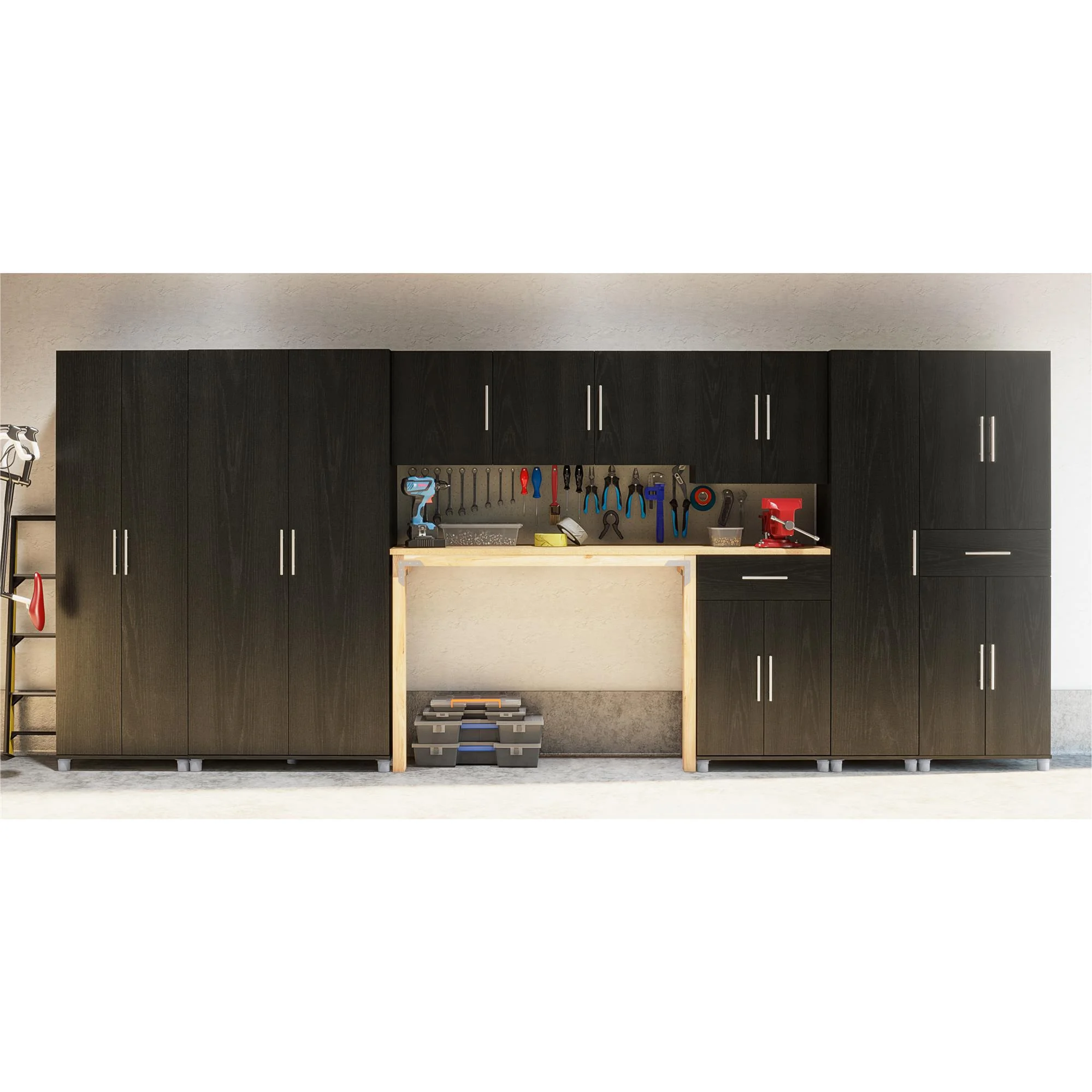 Camberly 24" Utility Storage Cabinet, Ivory Oak - Image 22