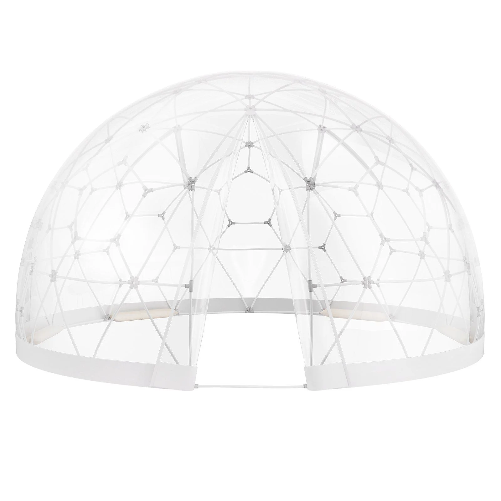 9.5FT Outdoor Bubble Tent -C Transparent Dome Camping Shelter with Zip Door & Windows -C Waterproof Pop-Up Tent for Stargazing, Backyard, Patio & Glamping -C Portable Instant Setup - Image 8