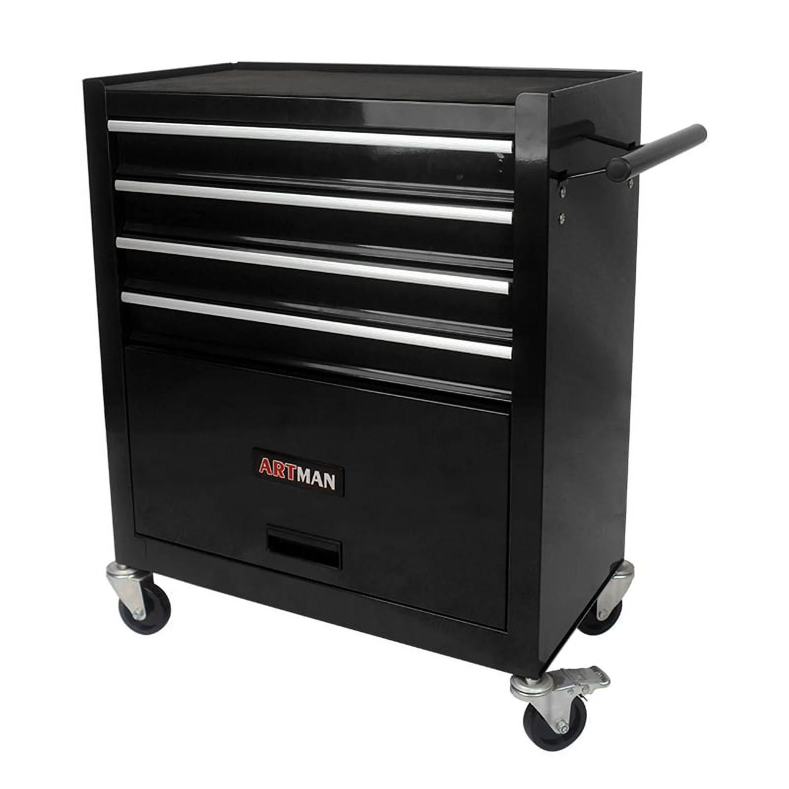 Yesfshion Mechanics Rolling Tool Storage Cabinet 4 Drawer Tool Chest Cart with Wheels for Repair Projects Workshop Home - Image 8