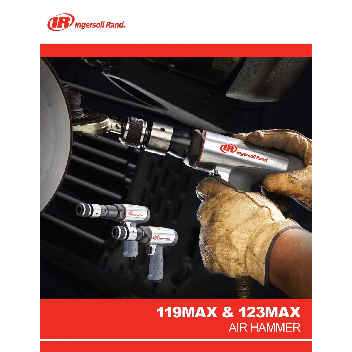 Ingersoll Rand 119MAXK Long Barrel Air Hammer, Low Vibration, for Vehicle Repair - Image 3