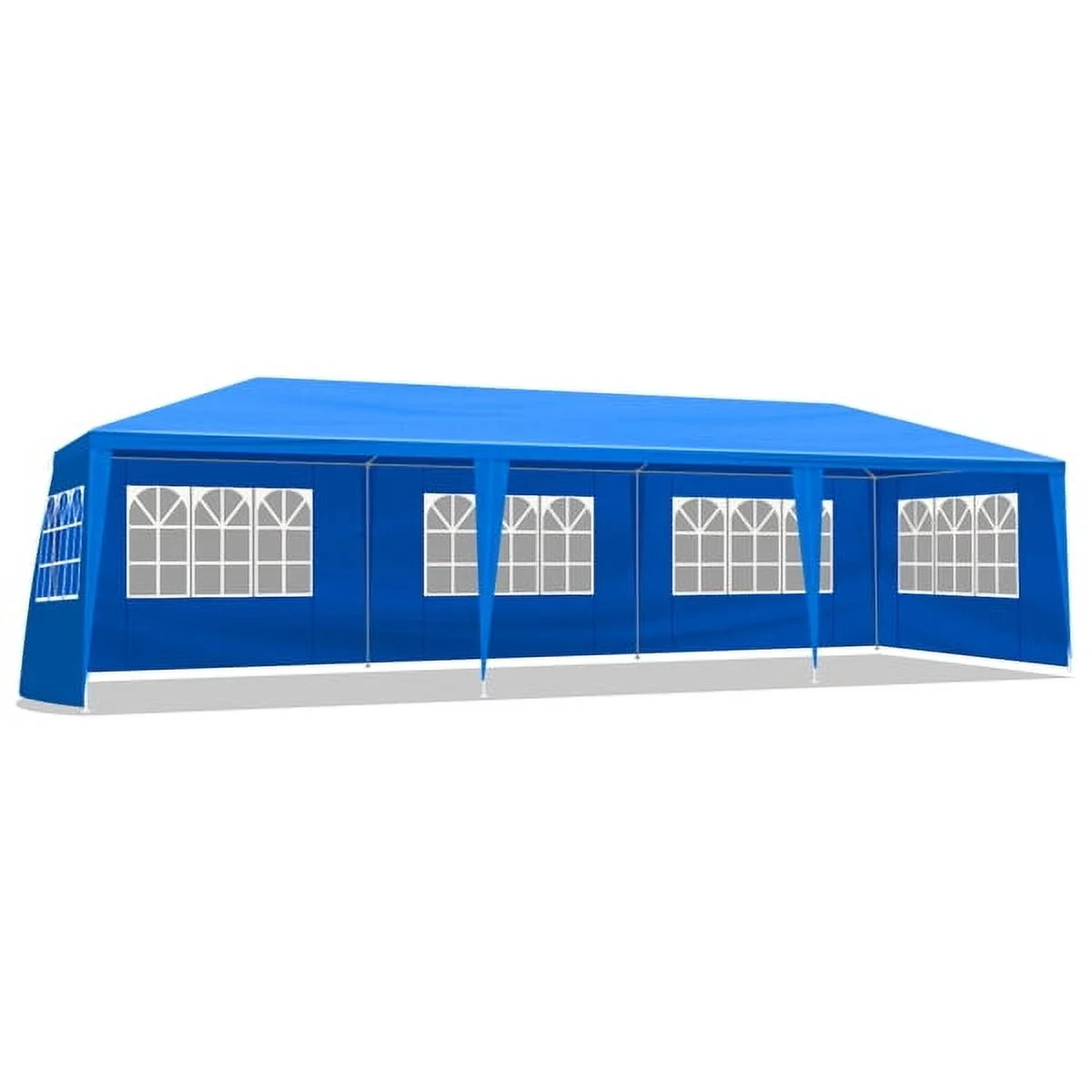 ALFRESCO 10'x30' Waterproof Outdoor Party Tent with 8 Removable Sidewalls - Perfect for Patio Weddings, Blue - Image 3