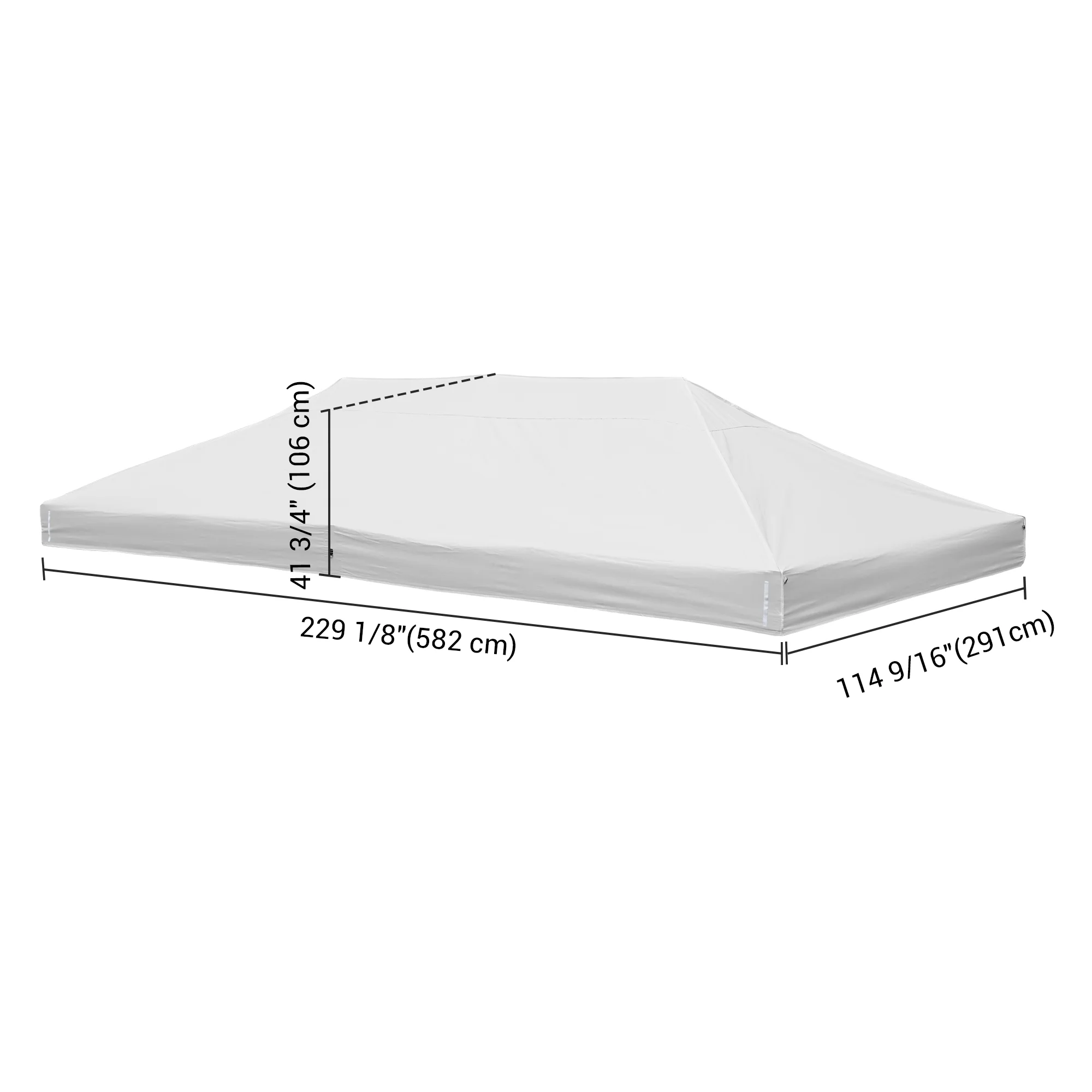 InstaHibit 10x20Ft Replacement Pop up Canopy Top Sunshade Cover Outdoor Patio - Image 46