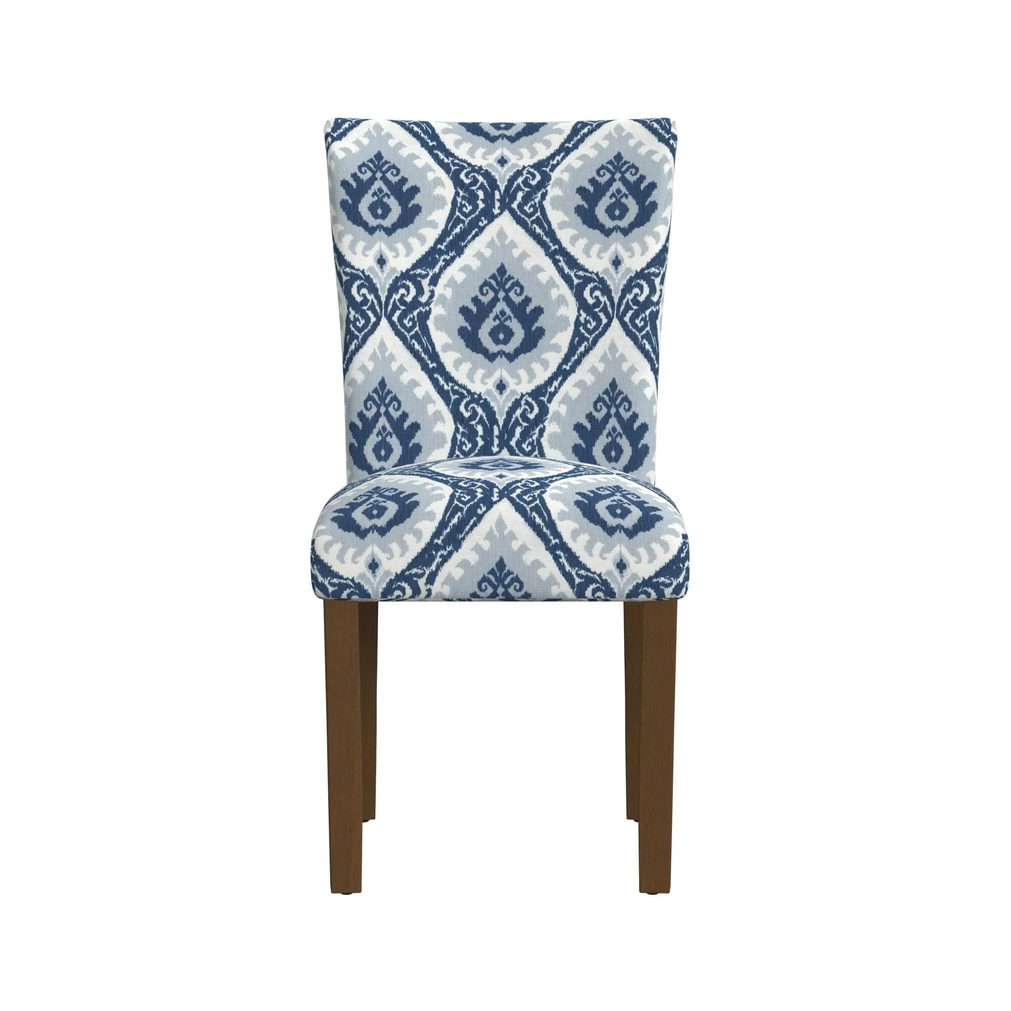 Set of 2 Upholstered Medallion Dining Chairs, Comfortable Parsons Style Chairs for Kitchen and Dining Room - Image 15