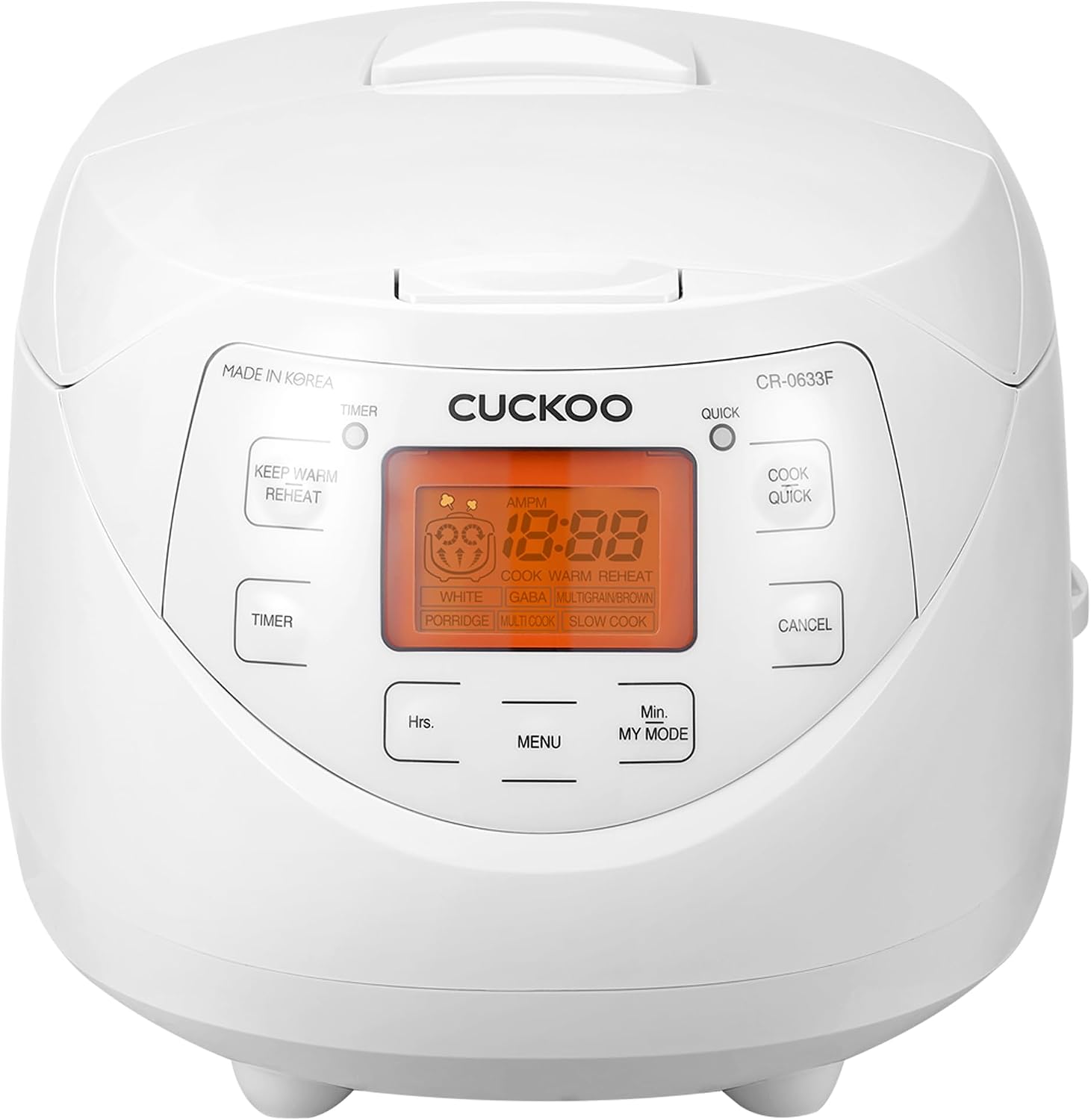 Micom Fuzzy Logic Rice Cooker, 12-Cup Cooked, Silver, CR-0632F