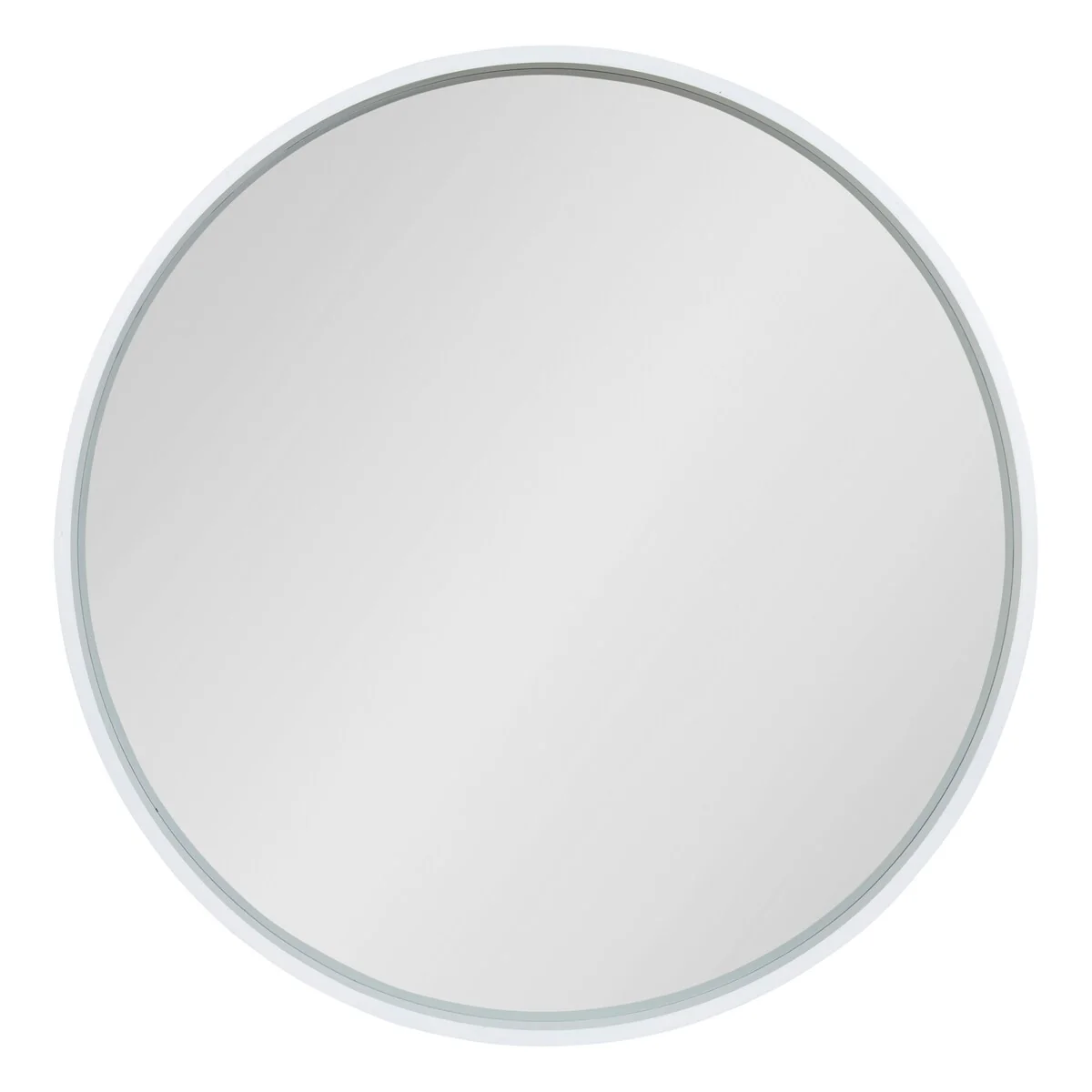 Round Wood Accent Wall Mirror, Modern Decorative Wooden Frame Mirror for Living Room, Bedroom and Entryway - Image 77