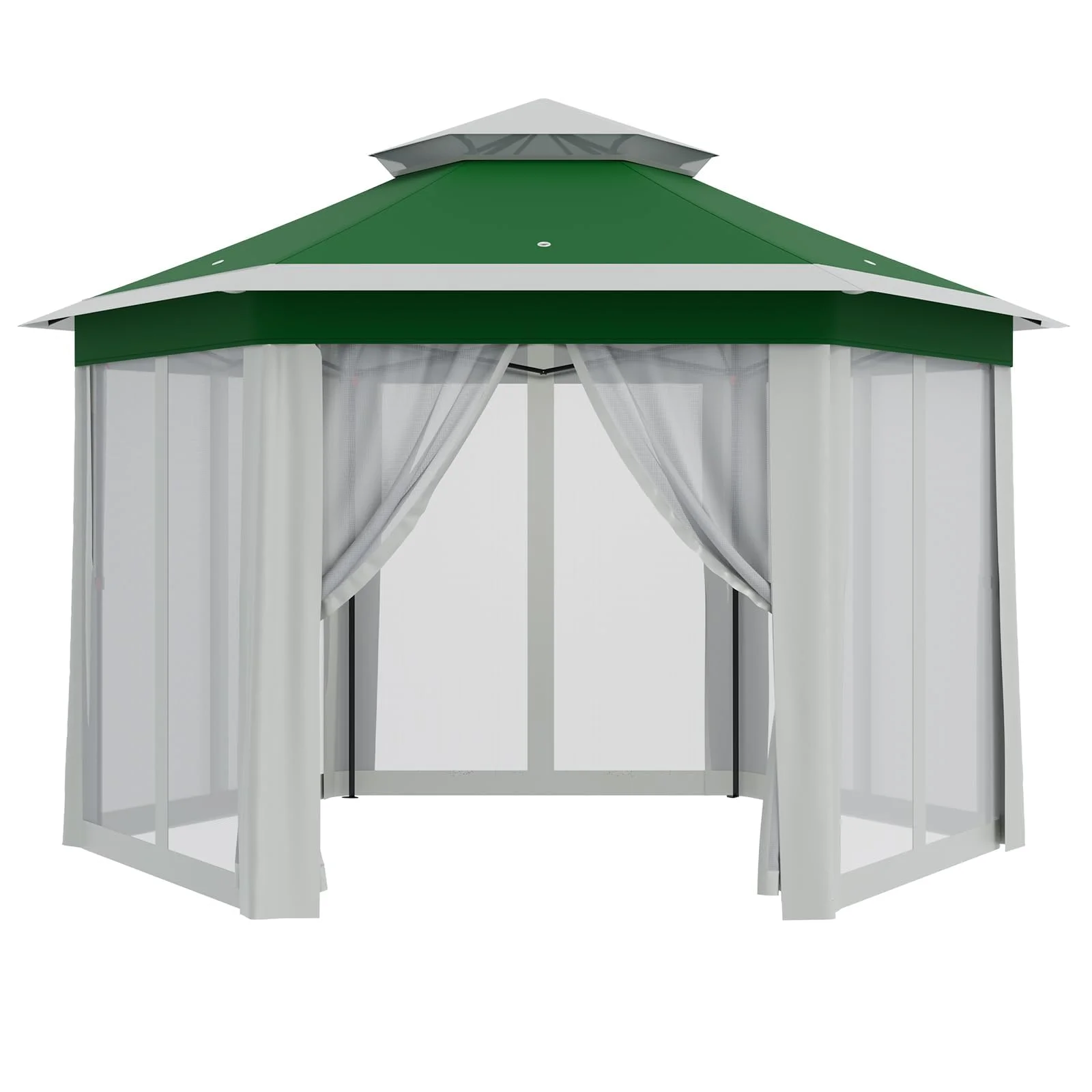 Accreate 13' X 13' Outdoor Patio Gazebo,Outdoor Canopy Tent with Mosquito Netting,Backyard Tent for Party, Wedding, Outdoor Dining, Patio, Backyard - Image 15