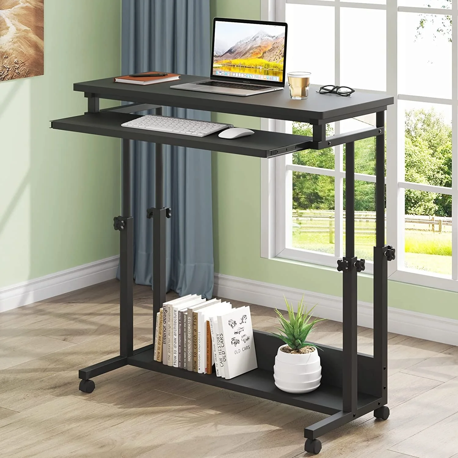 Height Adjustable Laptop Desk, Portable Sofa and Bed Table for Work and Study - Image 24
