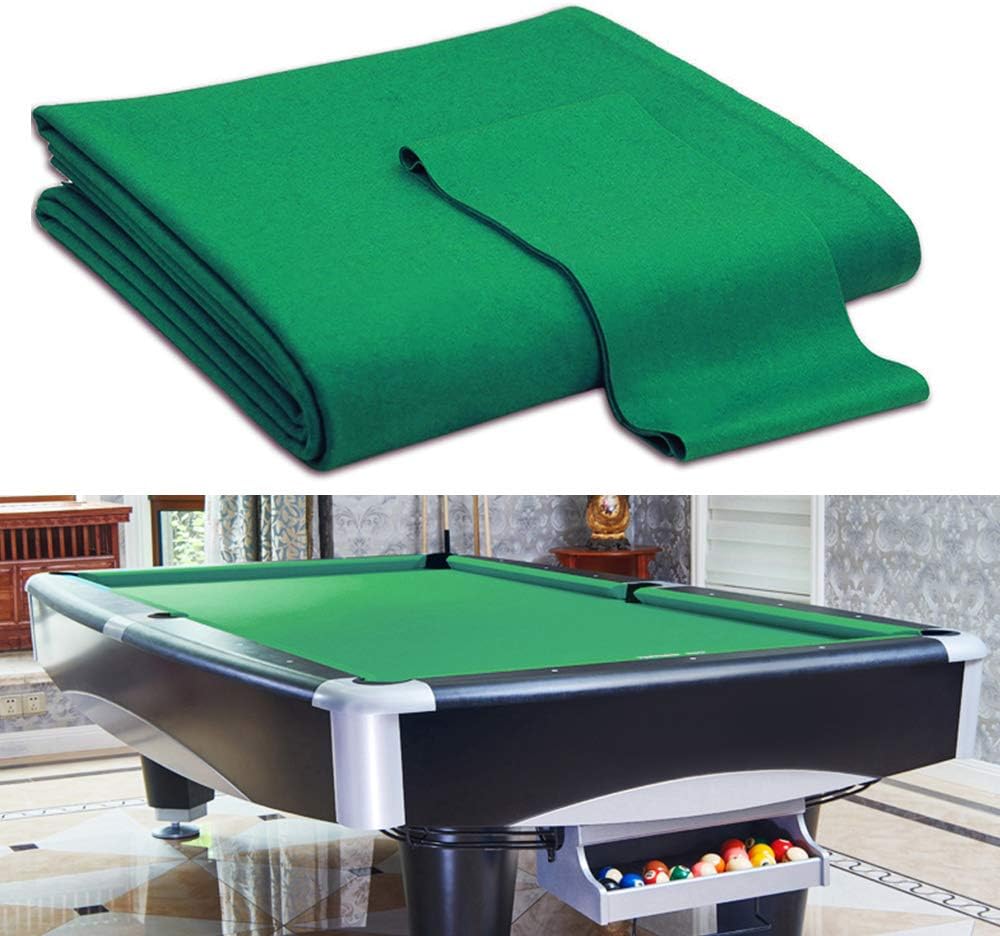 Worsted Blend Billiard Cloth Pool Table Felt for 7' 8' 9' Table