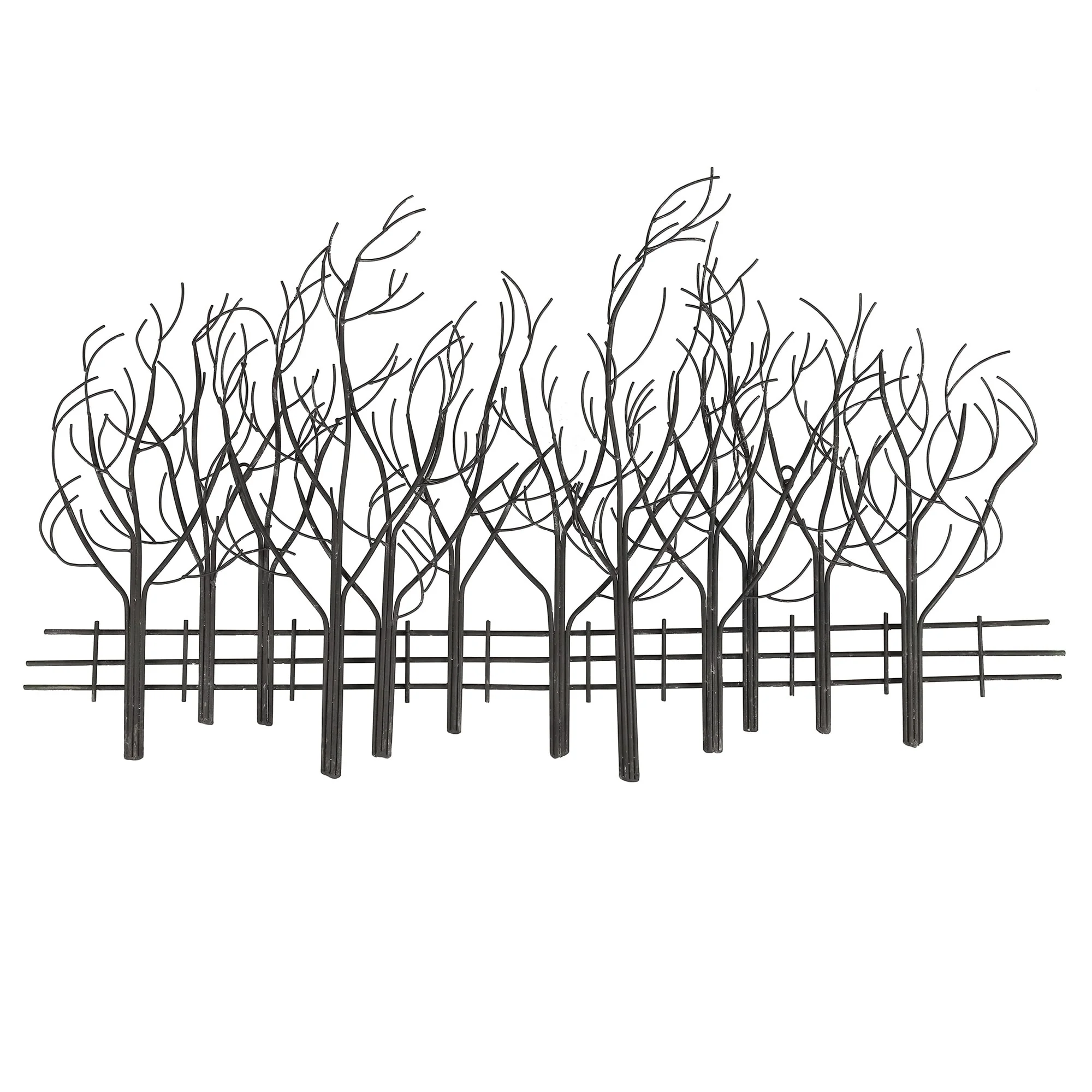 Black Metal Tree Wall Decor, Modern Forest Design Wall Art Sculpture for Living Room, Bedroom and Home Decoration - Image 8