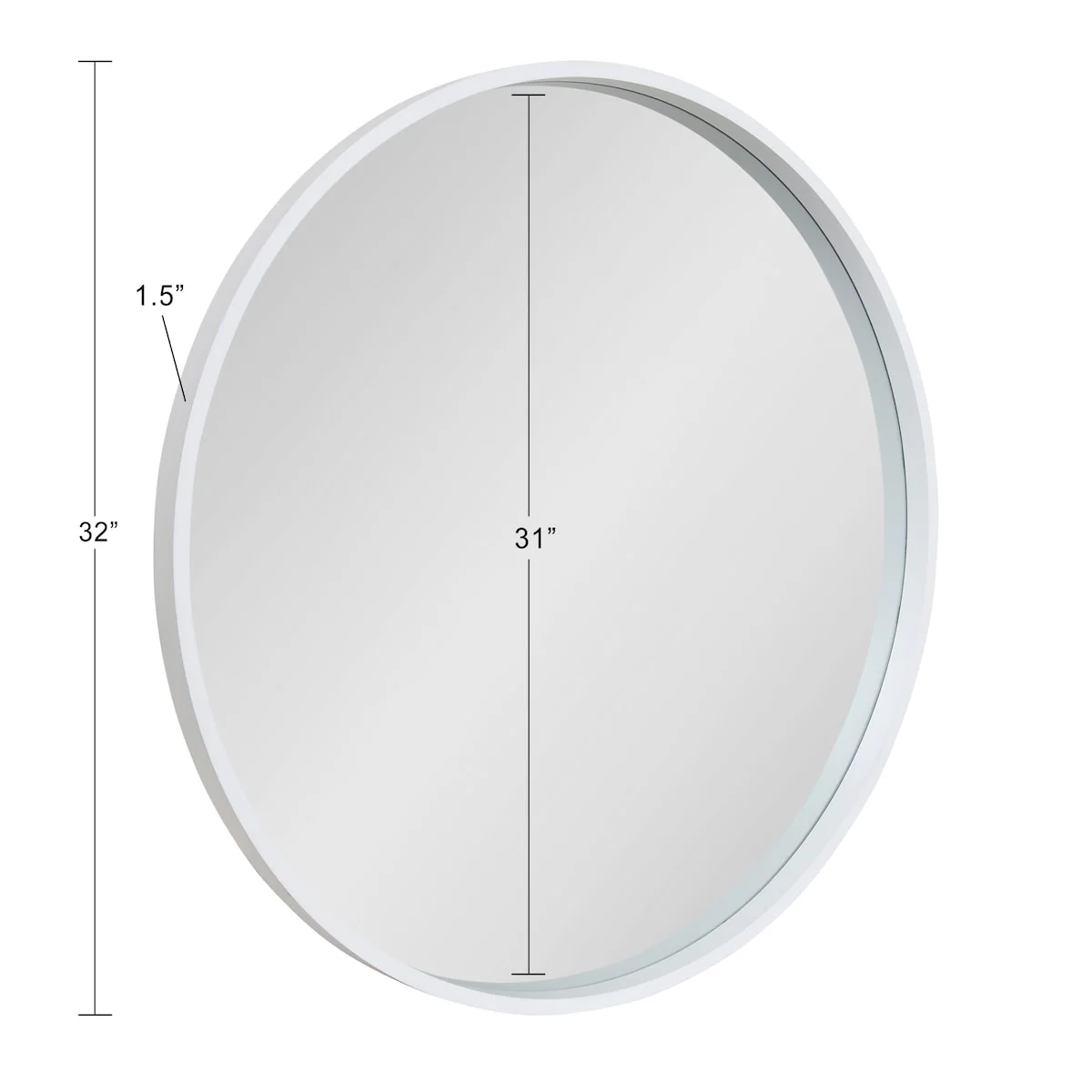 Round Wood Accent Wall Mirror, Modern Decorative Wooden Frame Mirror for Living Room, Bedroom and Entryway - Image 80
