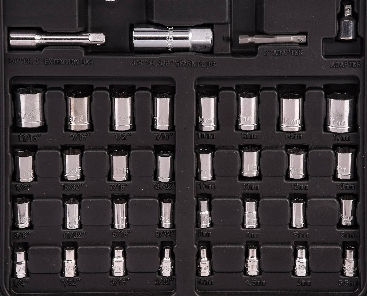JEGS,12.50 x 24.00 x 3.80" LED Tool Set, 200 Piece - Image 3