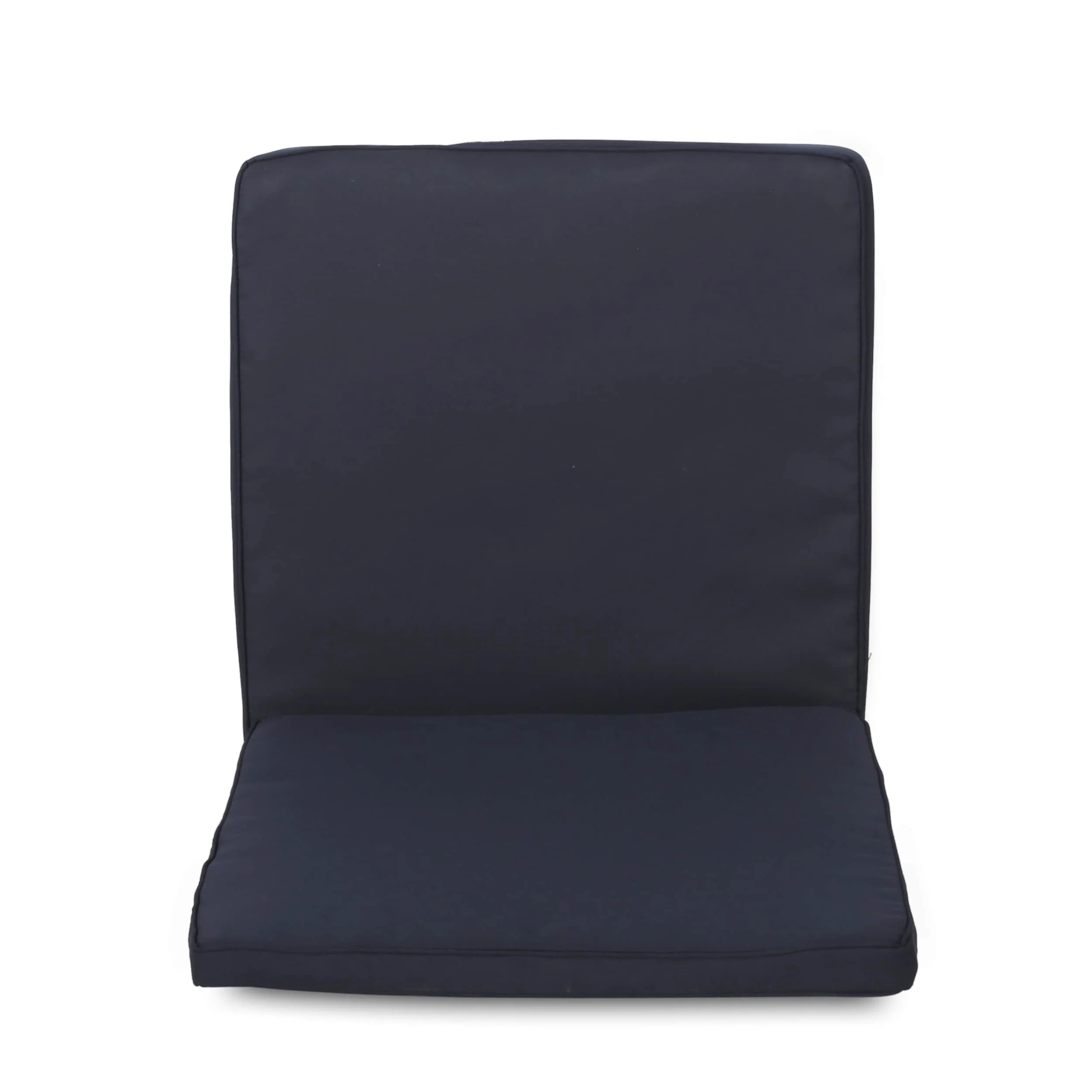Christopher Knight Home Coesse Outdoor Water Resistant Fabric Club Chair Cushions (Set of 4) by Navy Blue - Image 2