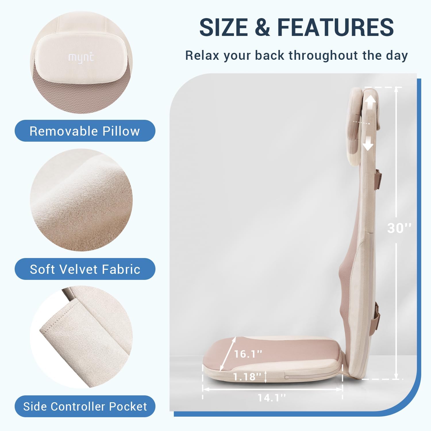 FSA Eligible HSA Approved Back Massager for Chair - Image 7