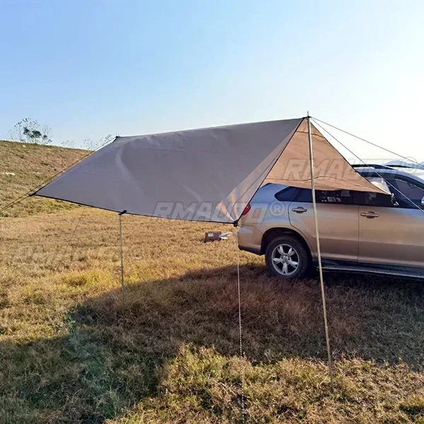 Portabl Car Side Awning Rooftop Tent Waterproof Side Tent Sun Shelter For Outdoor Camping Garden Patio Pool Exterior Part - Image 15