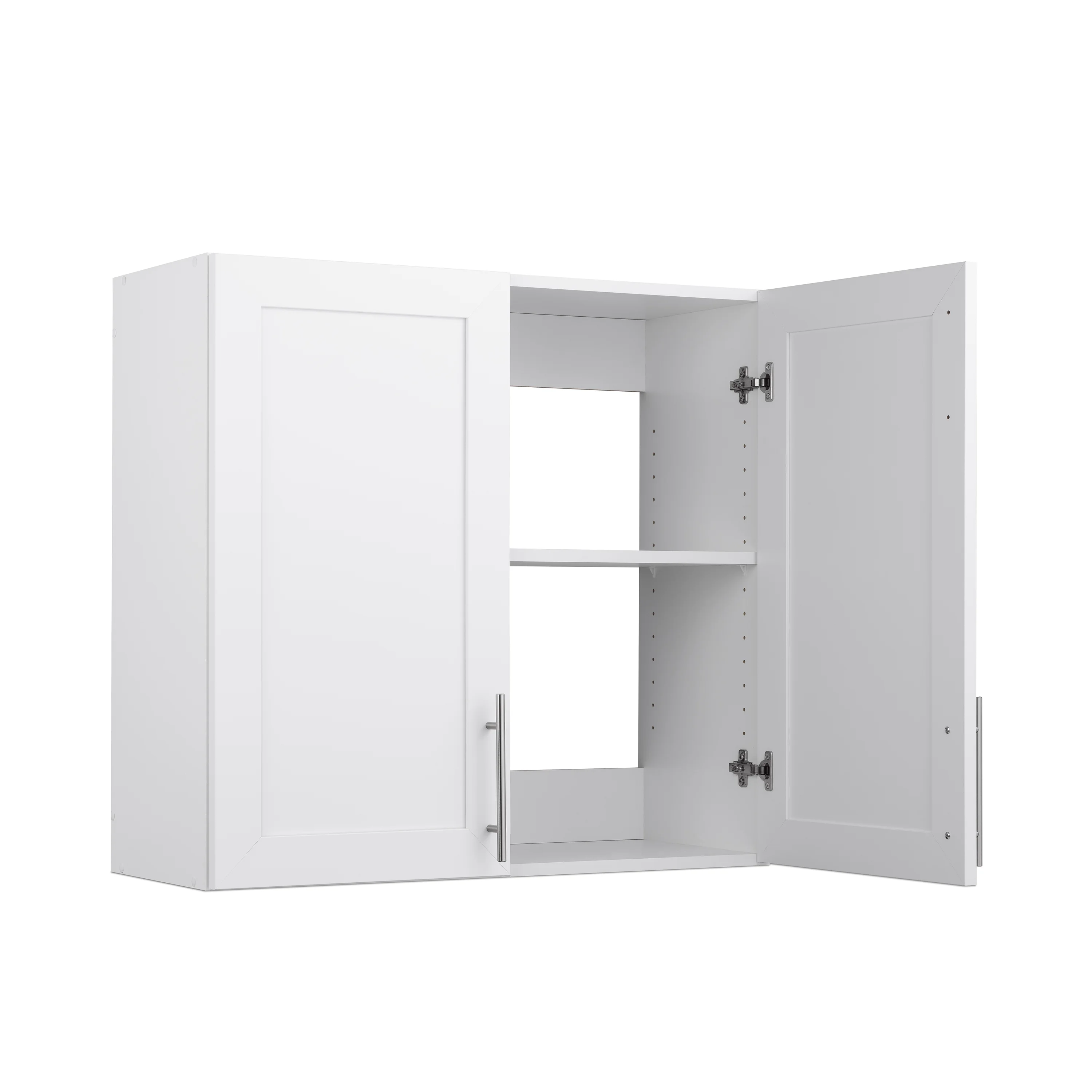 Prepac Elite 32" H Wall Cabinet with Panel Doors, White Storage Cabinet, Bathroom Cabinet, Pantry Cabinet with with 1 Adjustable Shelf 12.75" D x 32" W x 30" H, WSUR-1003-1 - Image 12