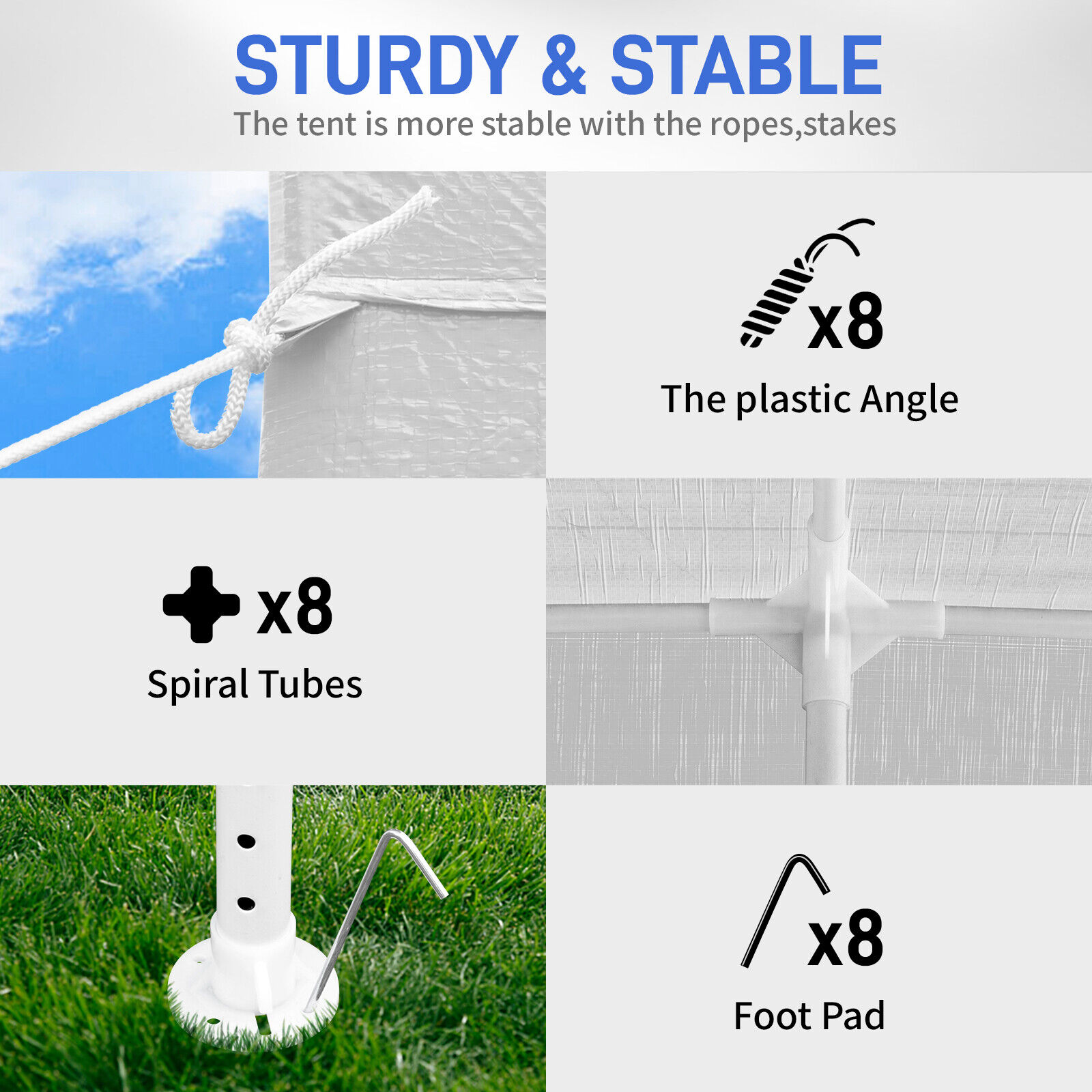 Veado 10'x30' Party Wedding Outdoor Patio Tent Canopy Heavy Duty Gazebo Pavilion - Image 8