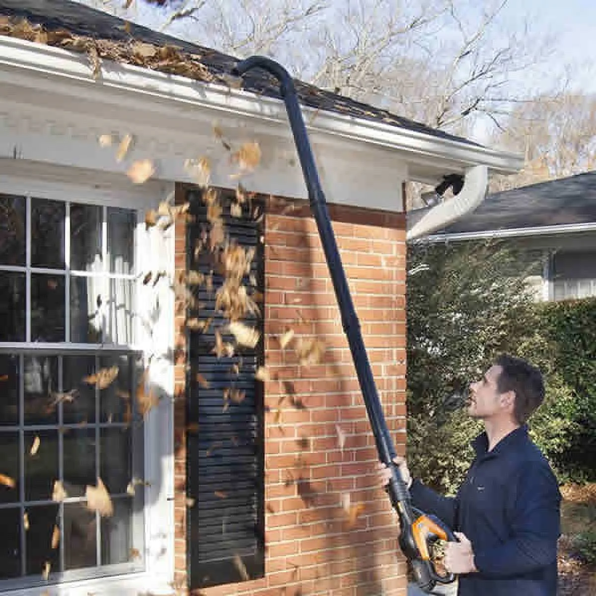 Worx WA4092 Universal Gutter Cleaning Kit for Leaf Blowers - Image 2