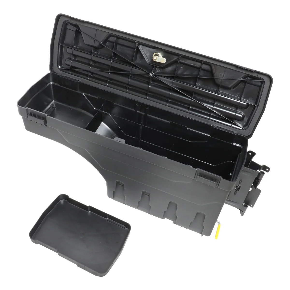 DNA Motoring ZTL-Y-0124 For 2007 to 2019 Chevrolet Silverado GMC Sierra Right Side Truck Bed Wheel Well Storage Case Tool Box 08 09 10 11 12 13 14 15 - Image 2