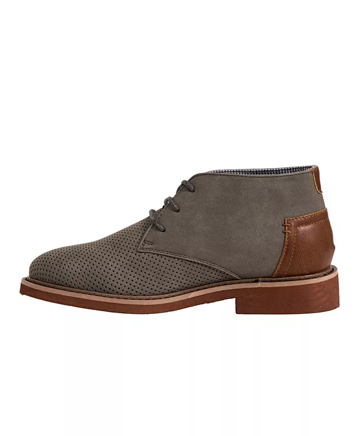 Little & Big Boys Perforated Fashion Booties, Stylish Casual Ankle Boots for Kids - Image 2