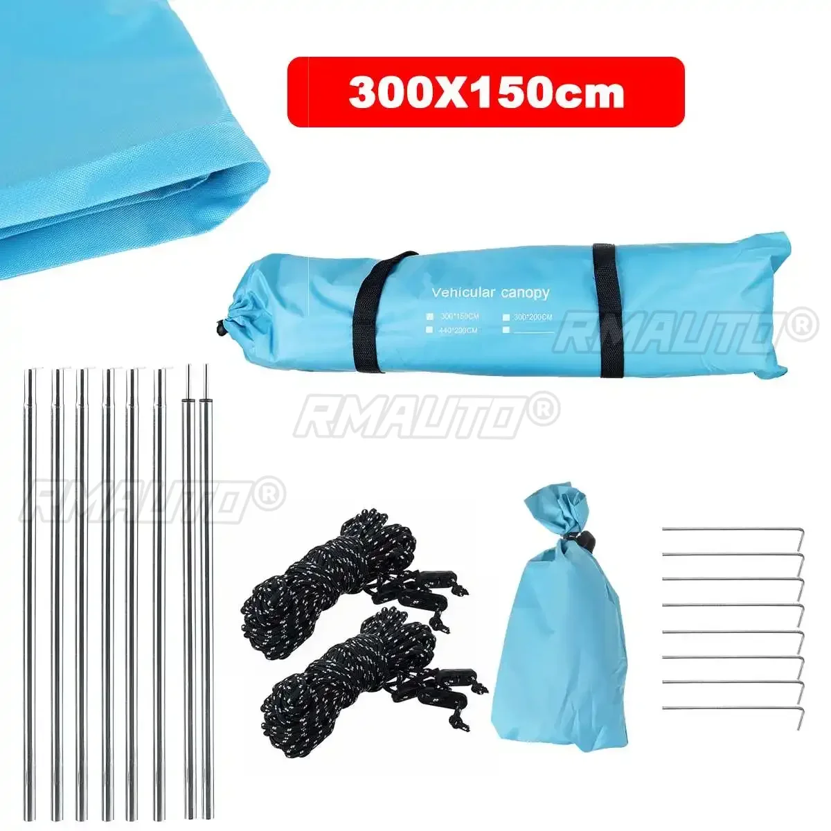 Portabl Car Side Awning Rooftop Tent Waterproof Side Tent Sun Shelter For Outdoor Camping Garden Patio Pool Exterior Part - Image 25
