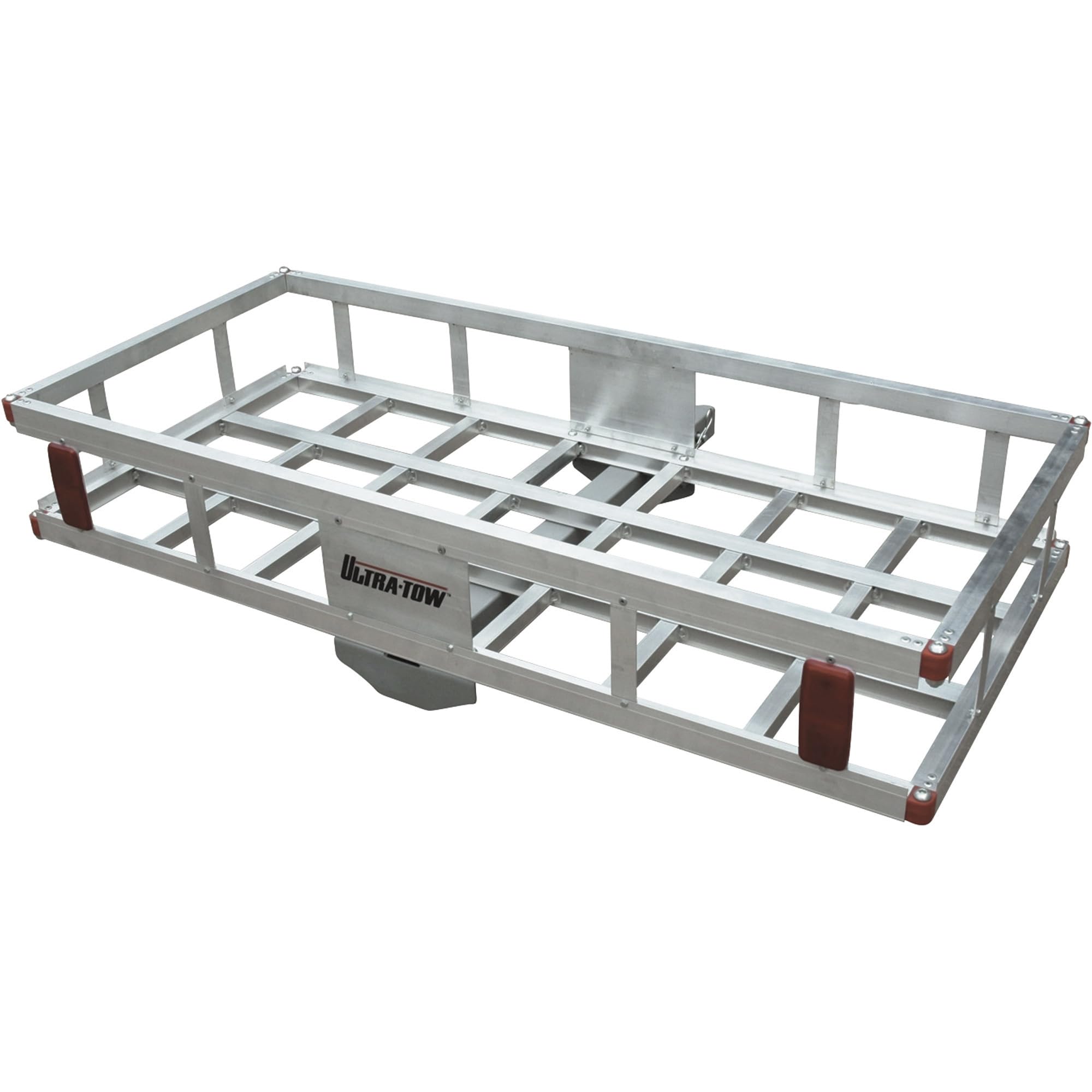 Aluminum Hitch Cargo Carrier- 500-Lb Capacity Silver 49inx22.5inx8inH