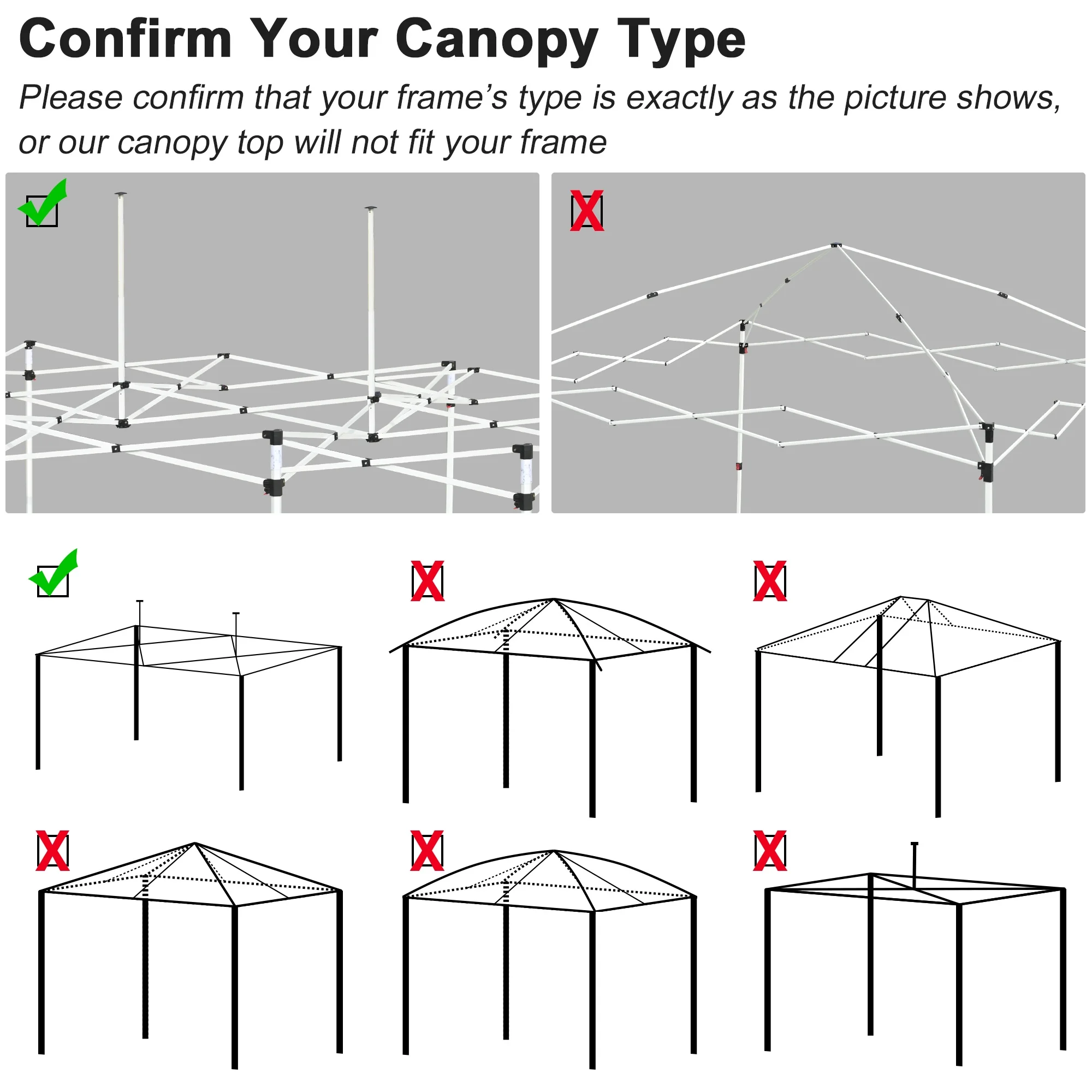 InstaHibit 10x20Ft Replacement Pop up Canopy Top Sunshade Cover Outdoor Patio - Image 23