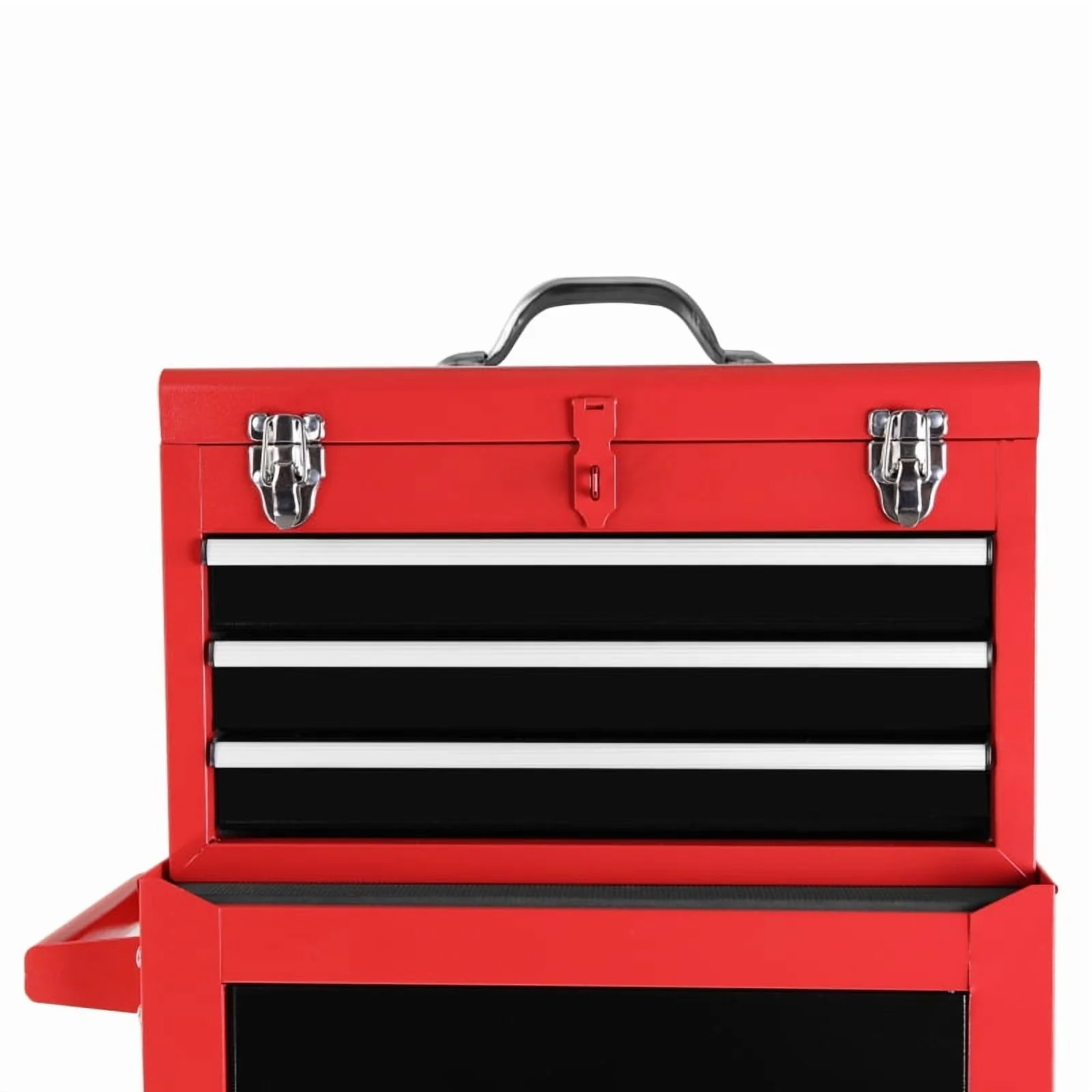 3-Drawer Rolling Tool Chest with Wheels -C Heavy-Duty Storage Cabinet, Locking System, and Adjustable Shelf for Garage and Warehouse - Image 11